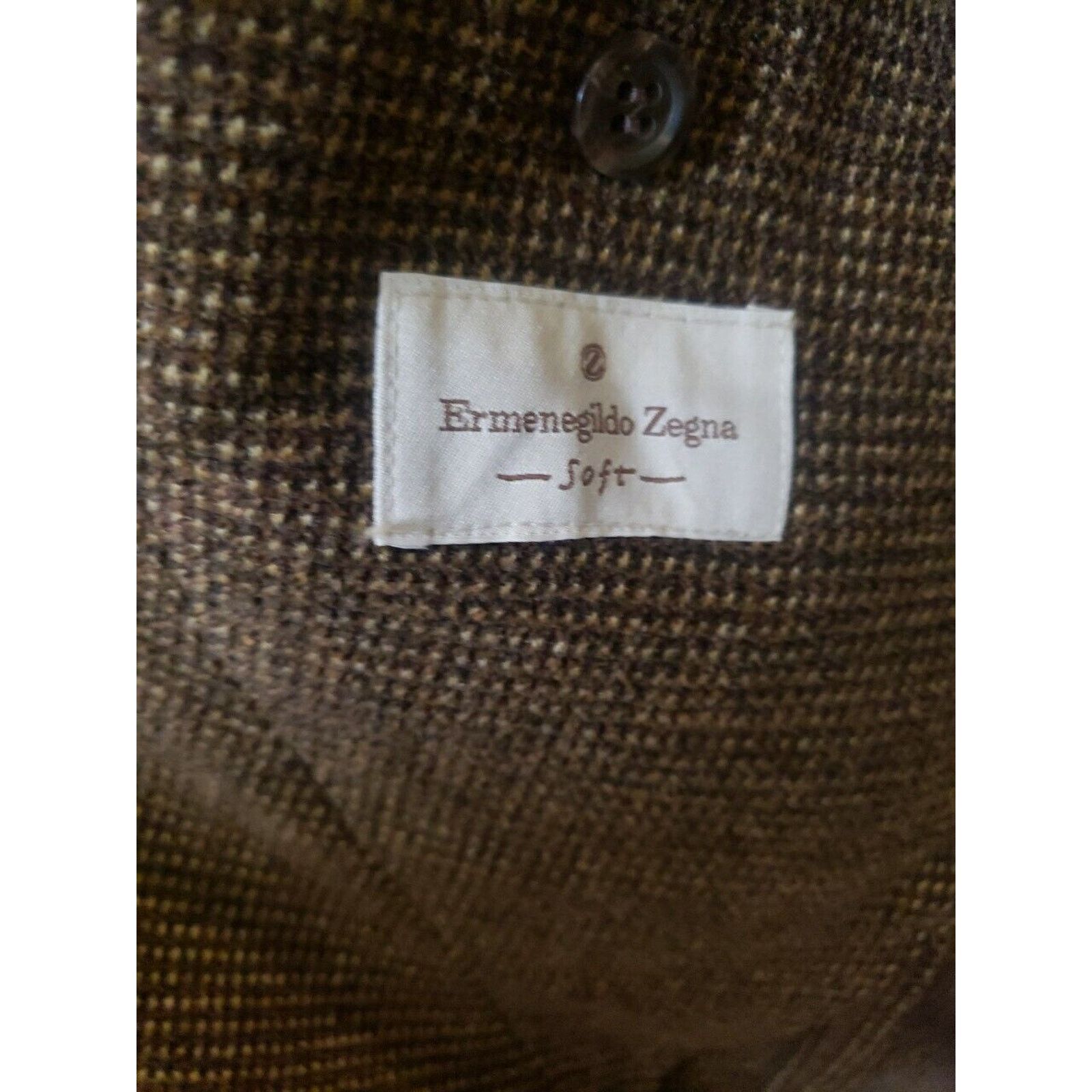 Ermenegildo Zegna Ermenegildo Zegna Men's Navy Blazer 46R $2,195 Size 46R - 4 Thumbnail