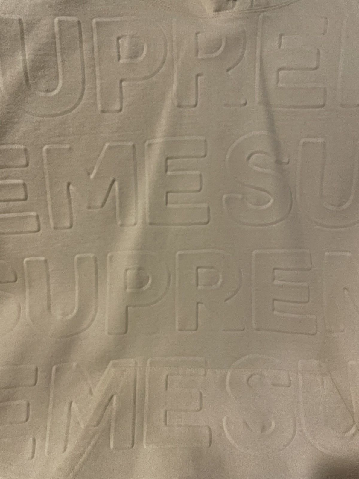 Supreme New Supreme Embossed Logos Hooded Sweatshir Size US XL / EU 56 / 4 - 3 Thumbnail