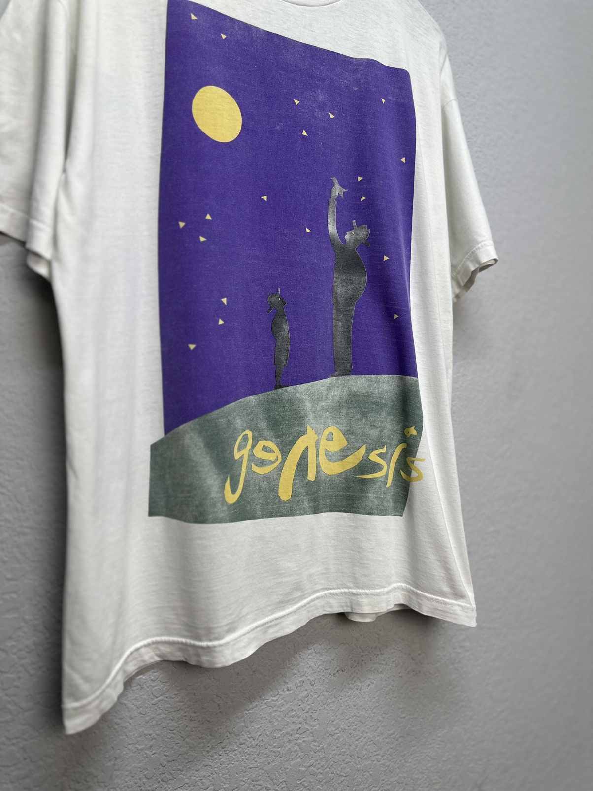 Band Tees Vintage 90s Tour Genesis Phil Collins T Shirt ART Rock Music Size US XL / EU 56 / 4 - 4 Thumbnail