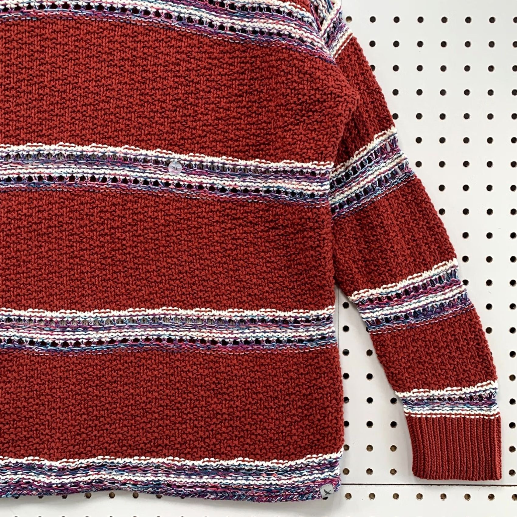 Eddie Bauer Eddie Bauer Knit Boat Neck Sweater Red Striped Womens XL NWT Size XL / US 12-14 / IT 48-50 - 4 Thumbnail