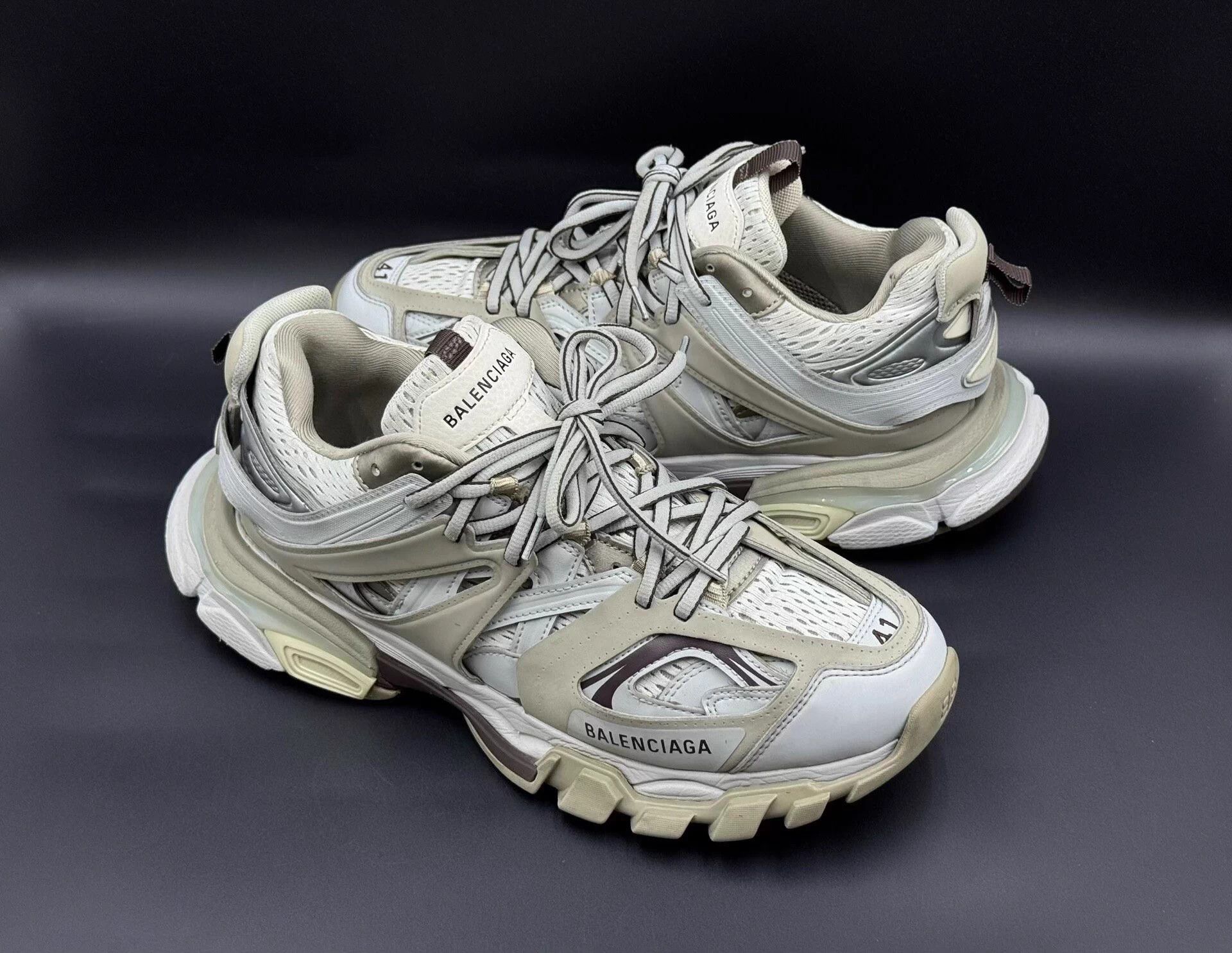 Balenciaga Balenciaga Track round-toe lace-up low-top men's gray Size US 8 / EU 41 - 7 Thumbnail