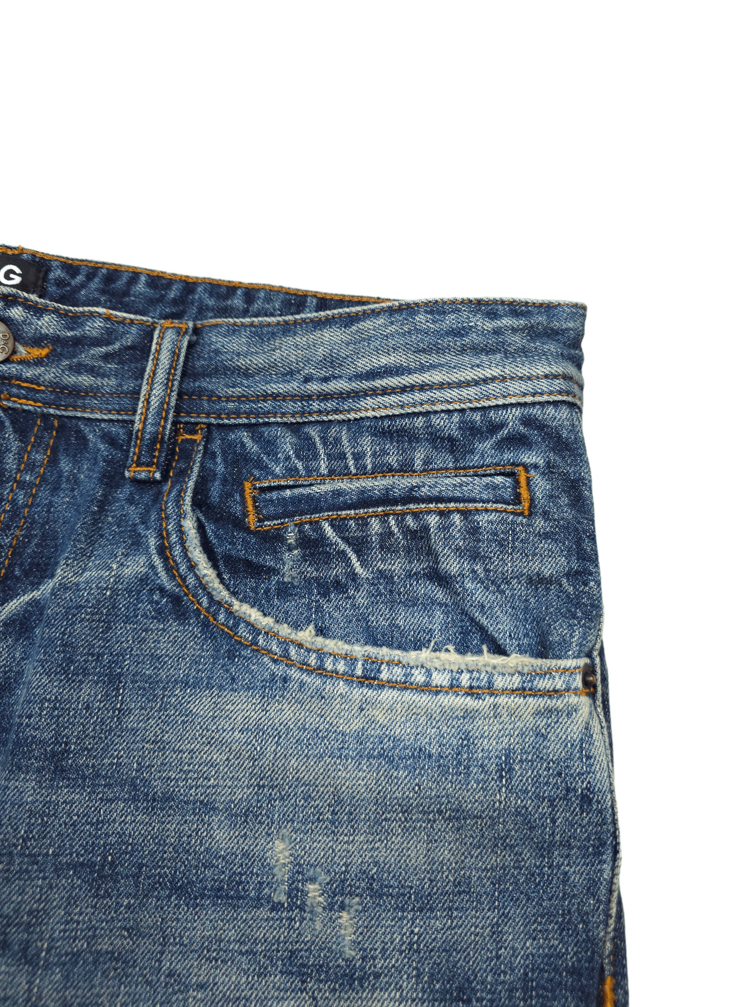 Dolce & Gabbana × Japanese Brand 💎 Size 29/30 Dolce Gabbana 90's Vintage Denim Jeans Y2K Size US 29 - 8 Thumbnail