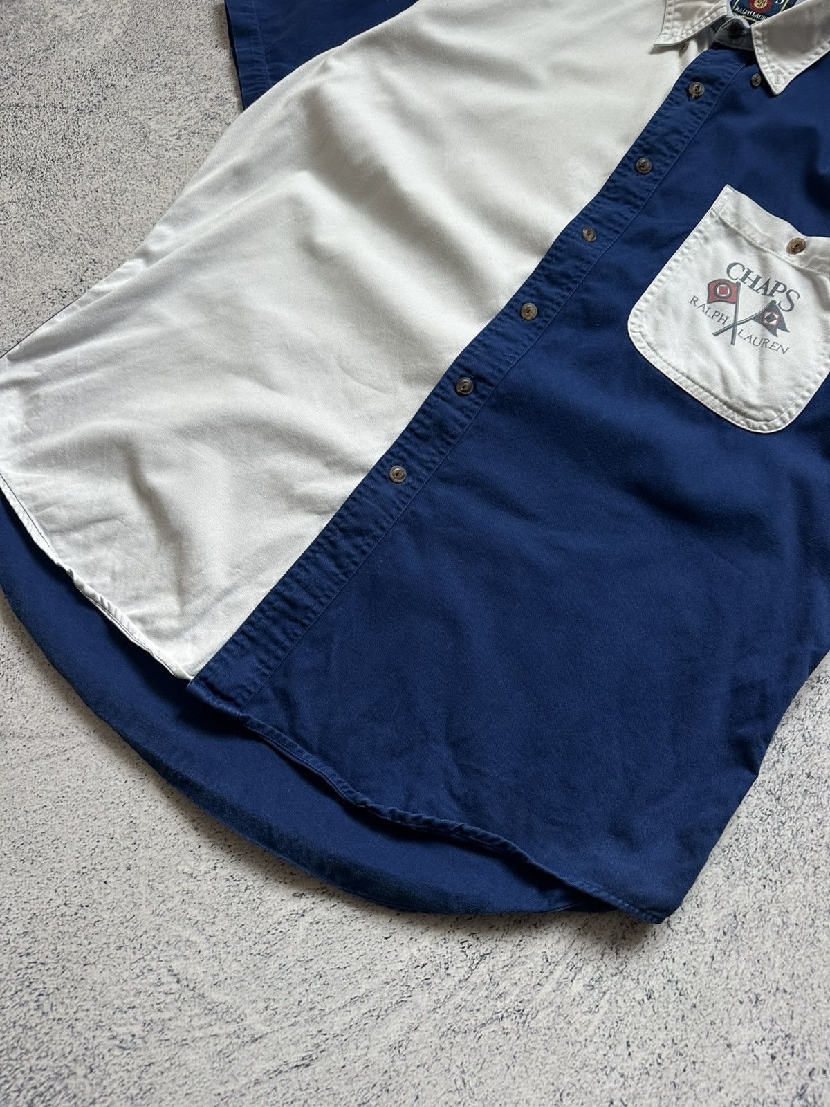 Chaps Ralph Lauren Vtg Chaps Ralph Lauren Yacht Sailing 90s Y2K Button Up Shirt Size US XL / EU 56 / 4 - 3 Thumbnail