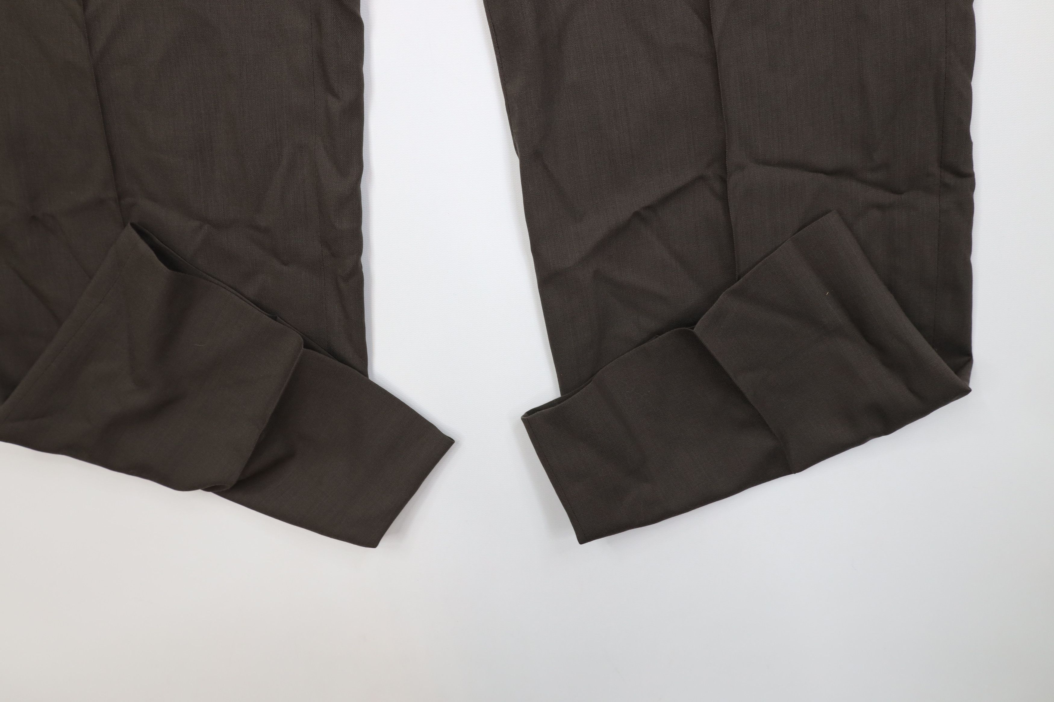 Vintage Vintage 90s Streetwear Pleated Wide Leg Chino Pants Brown Size US 38 / EU 54 - 5 Thumbnail