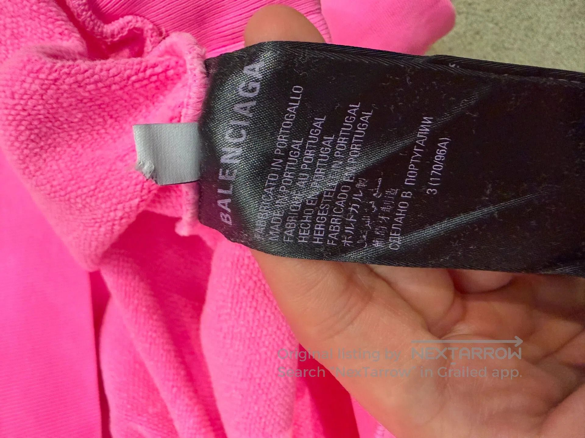 Balenciaga Pink Balenciaga Hoodie for Valentine's Day. Size US L / EU 52-54 / 3 - 5 Thumbnail