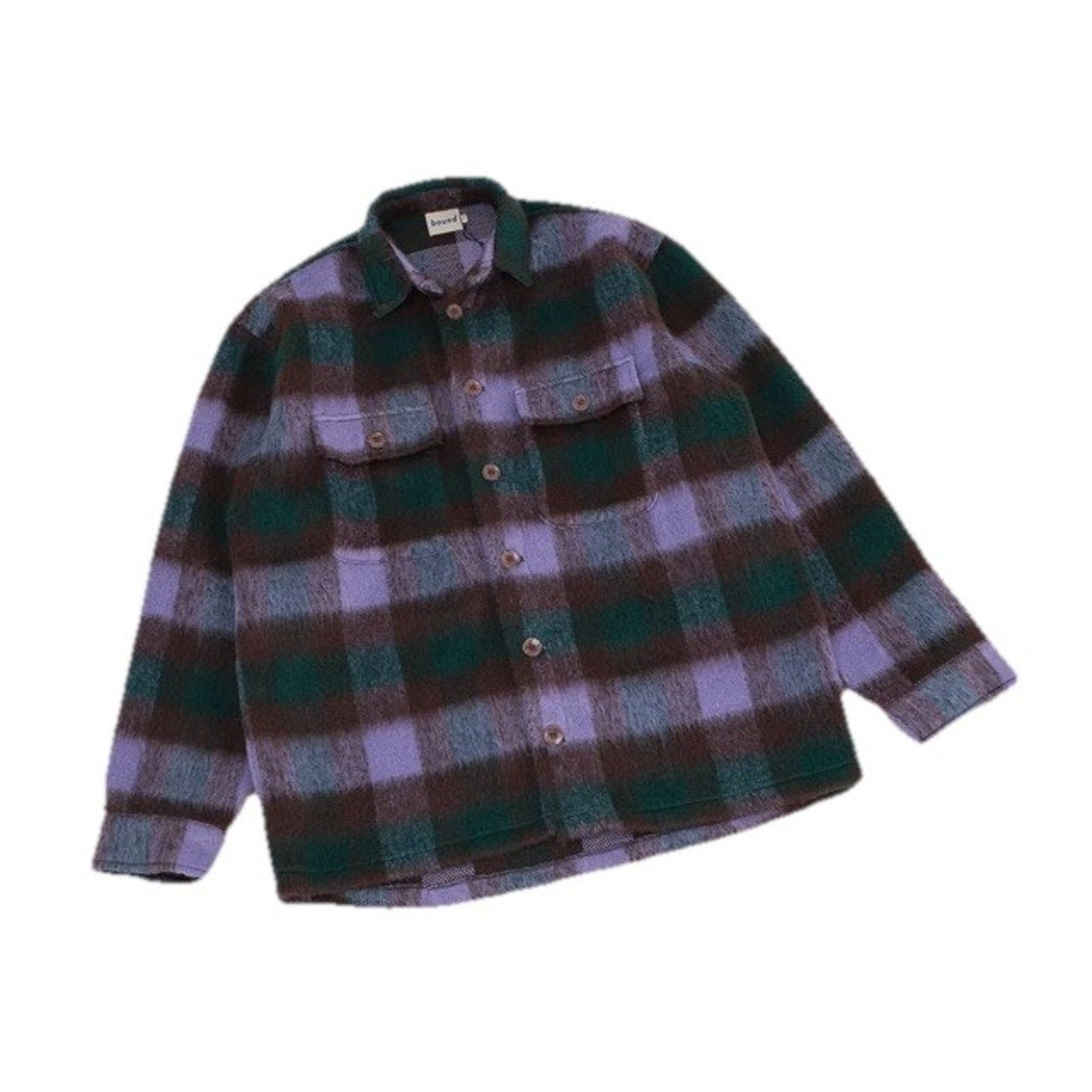 Staple STAPLE CYPRESS BRUSHED CHECK FLANNEL SHIRT SIZE S Size US S / EU 44-46 / 1 - 1 Thumbnail