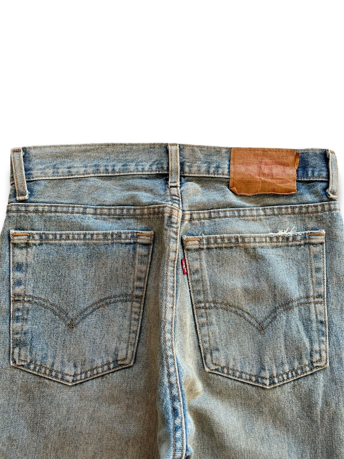 Levi's × Levi's Vintage Clothing Vintage 90s Levis 517 Mud Wash Distressed Flare Jeans Size US 30 / EU 46 - 8 Thumbnail