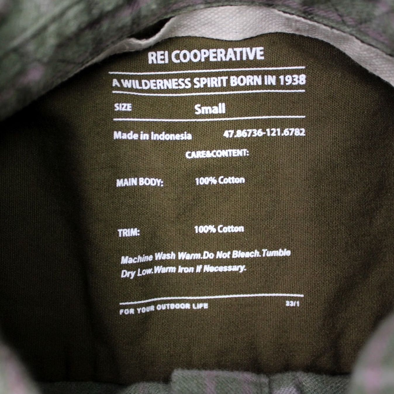Vintage REI Co-op Shirt Womens Small Green Plaid Wallace Lake Flannel Long Sleeve Button Up Shirt Size S / US 4 / IT 40 - 6 Thumbnail