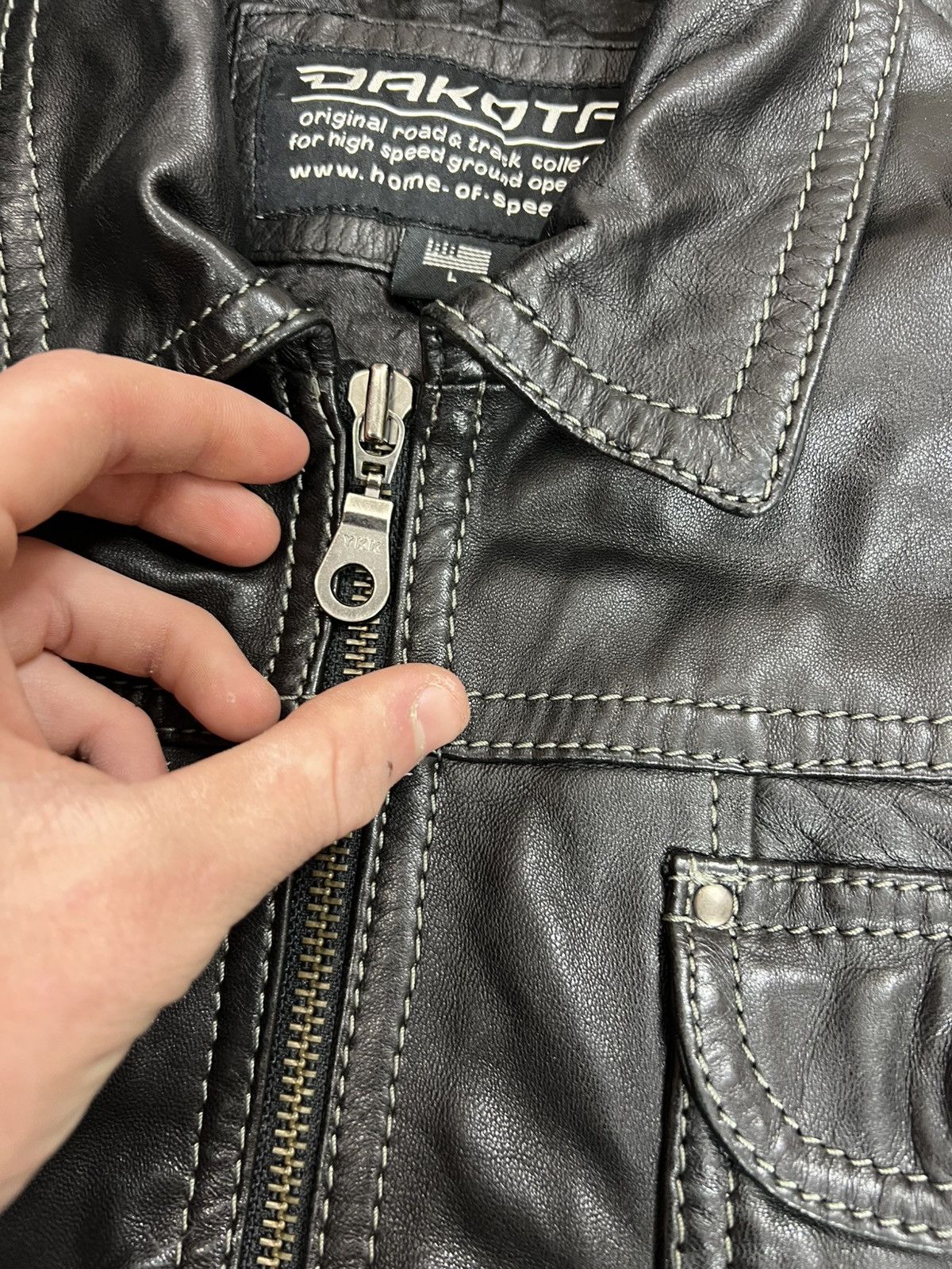 Yohji Yamamoto VTG Cropped Distressed Rick Owens Style Leather Diesel jacke Size US M / EU 48-50 / 2 - 6 Thumbnail