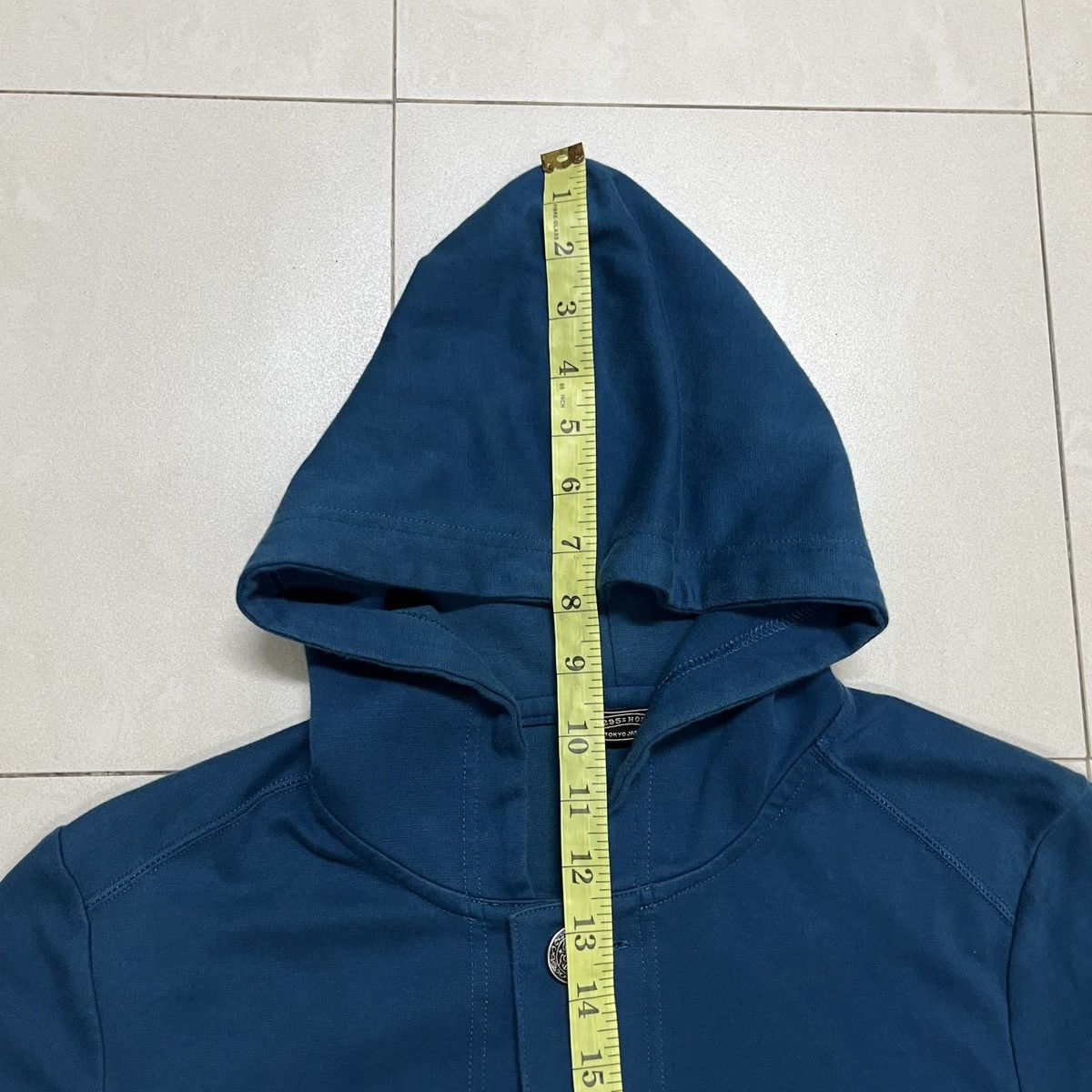 20471120 291295=Homme Button Hoodie Size US S / EU 44-46 / 1 - 11 Thumbnail