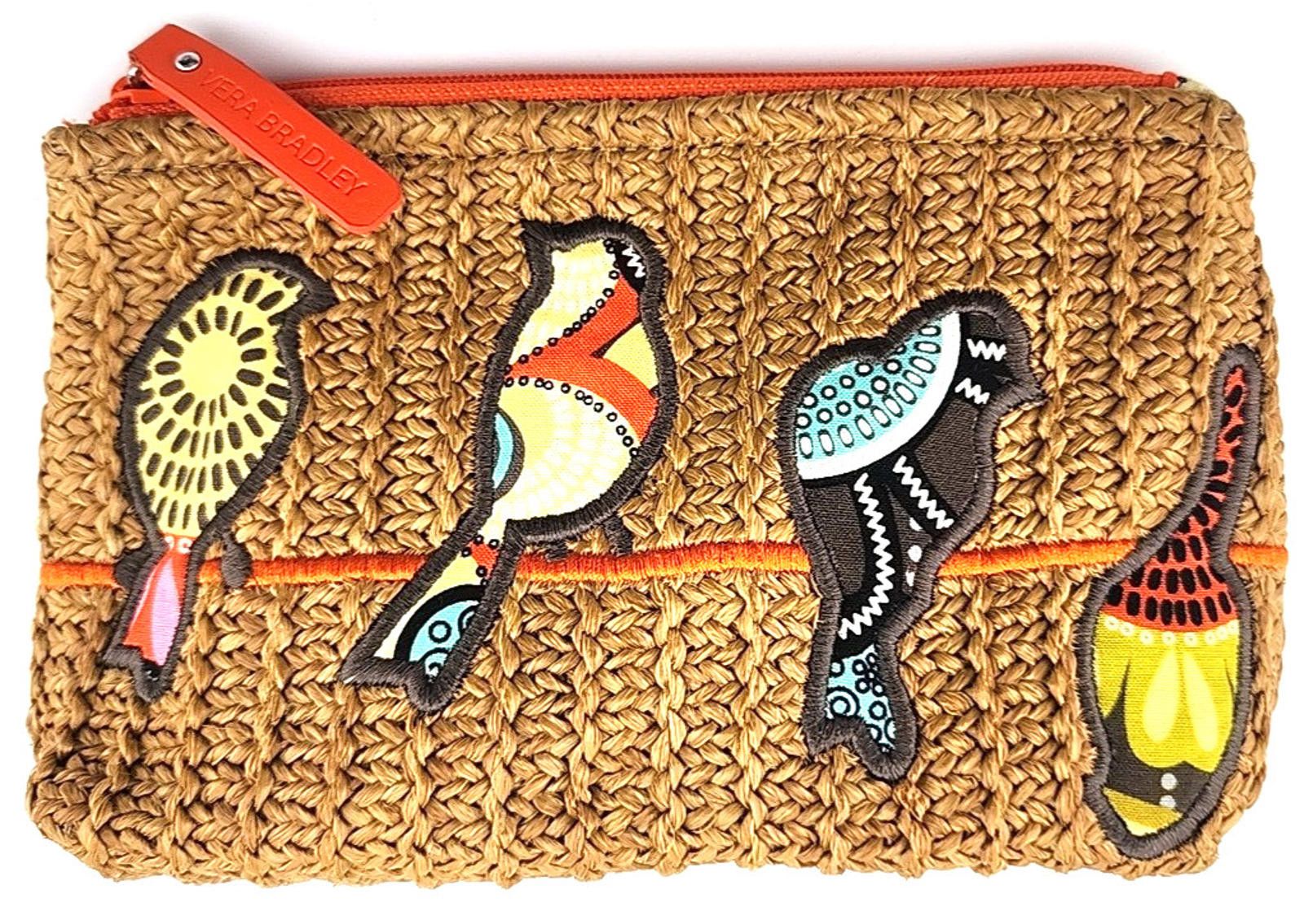 Other Vera Bradley Birds On A Wire Straw Cosmetic Bag Size ONE SIZE - 3 Thumbnail