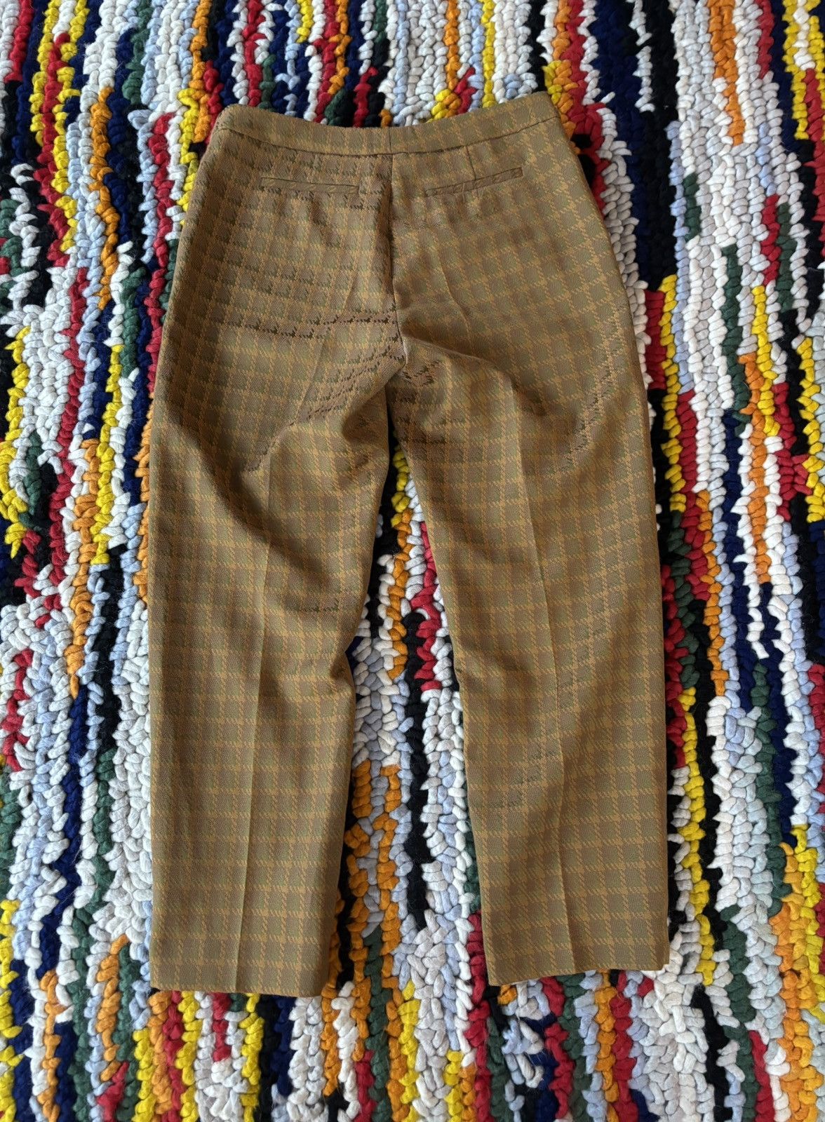 Dries Van Noten Dries Van Noten Polyester Plaid Pants Size 42S - 2 Thumbnail