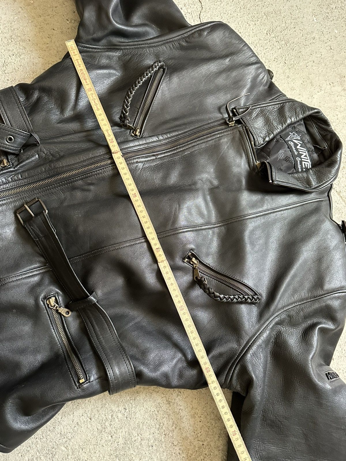 Other Leather Jacket Wintex Black size - 44 Size US S / EU 44-46 / 1 - 16 Thumbnail