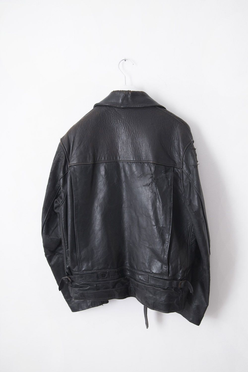 Vintage 1960's French leather rider jacket xx Size US M / EU 48-50 / 2 - 3 Thumbnail