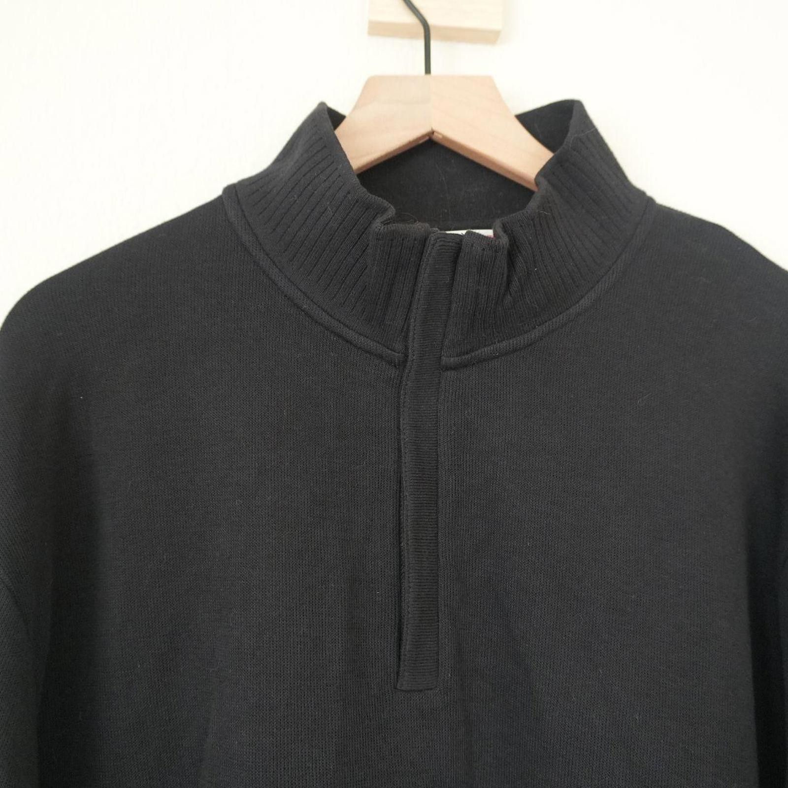 Cutter & Buck Cutter & Buck Sweater Men's XL Black 1/4 Zip 100% Cotton Size US XL / EU 56 / 4 - 4 Thumbnail
