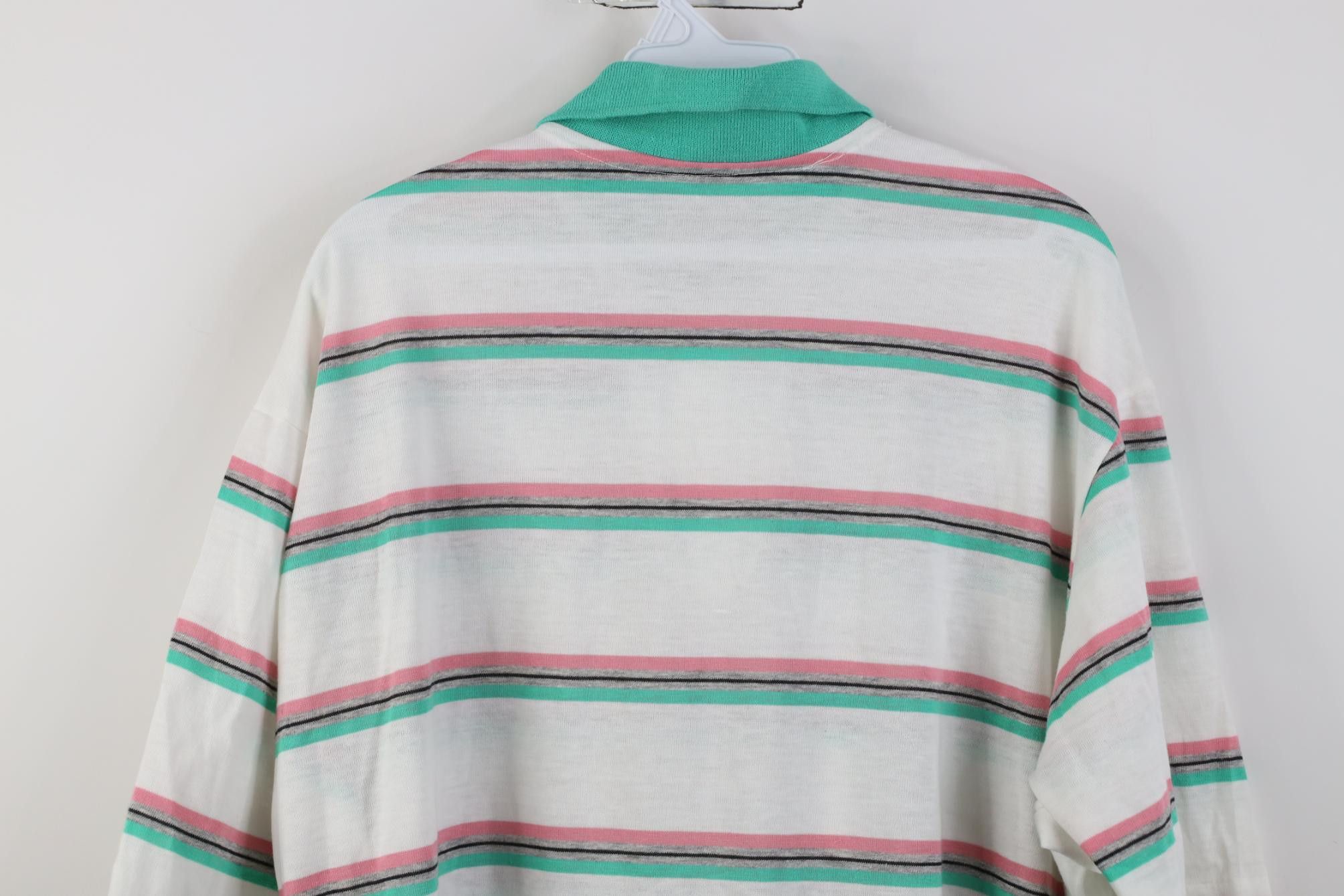 Vintage Deadstock Vintage 80s Streetwear Knit Golf Polo Shirt USA Size US XXL / EU 58 / 5 - 10 Thumbnail