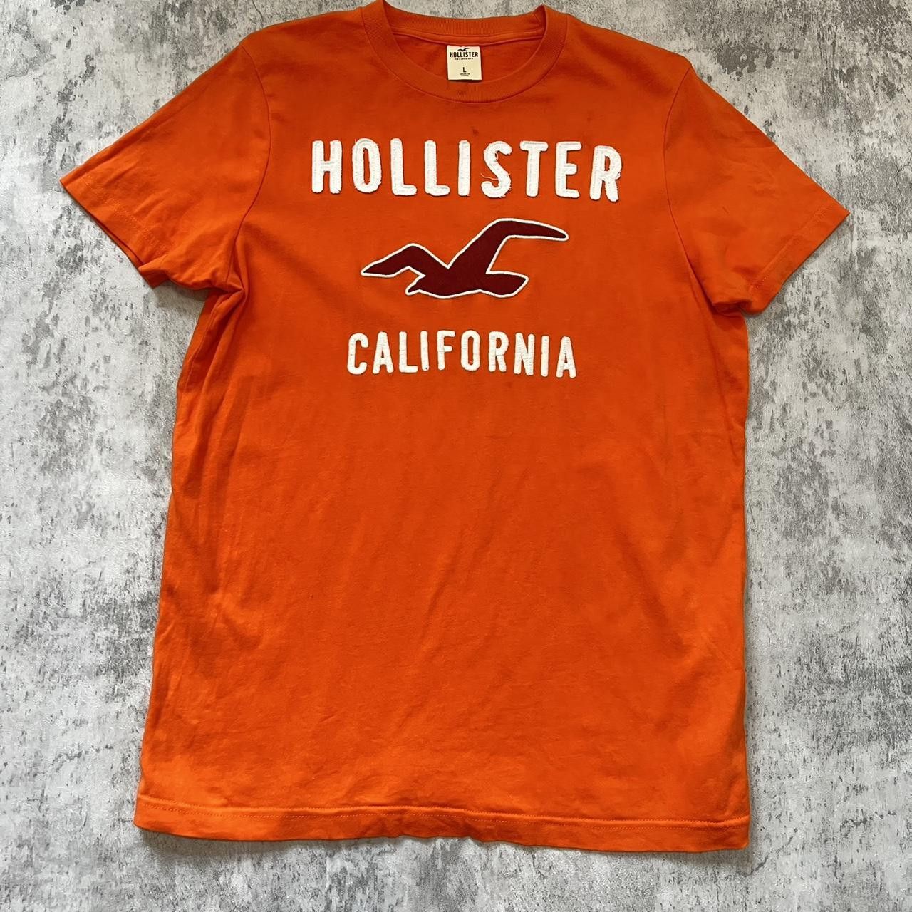 Hollister Orange Hollister Co. California tee Rock Rap hip hop Size US L / EU 52-54 / 3 - 1 Thumbnail