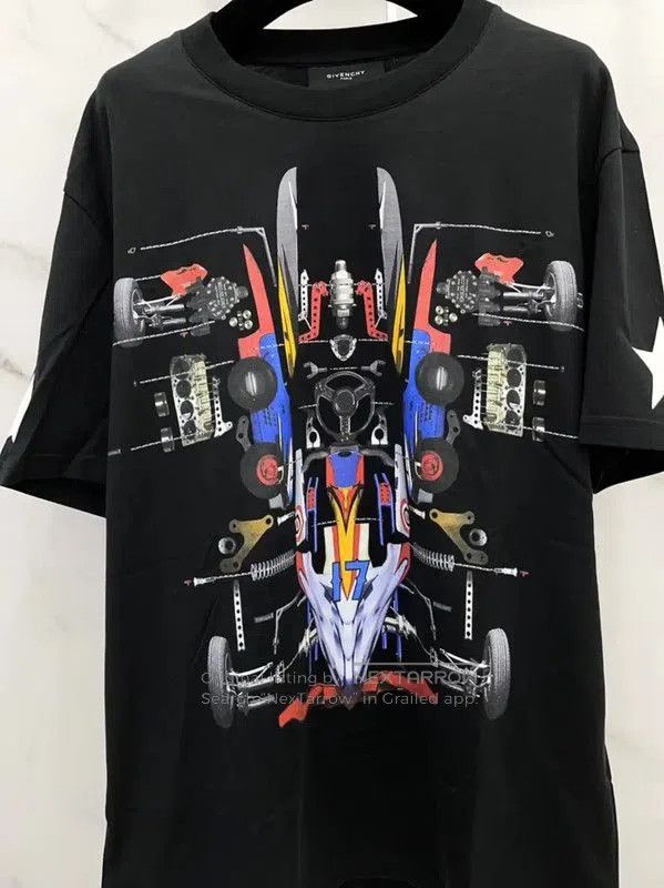 Givenchy Givenchy Black Short Sleeve Cotton Top . Size L / US 10 / IT 46 - 3 Thumbnail