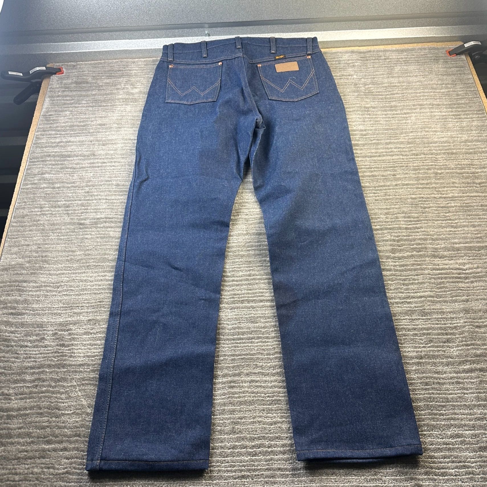 Wrangler VINTAGE Wrangler Jeans Mens 35x32 Blue Denim Pants Cowboy Cut Size US 38 / EU 54 - 2 Thumbnail