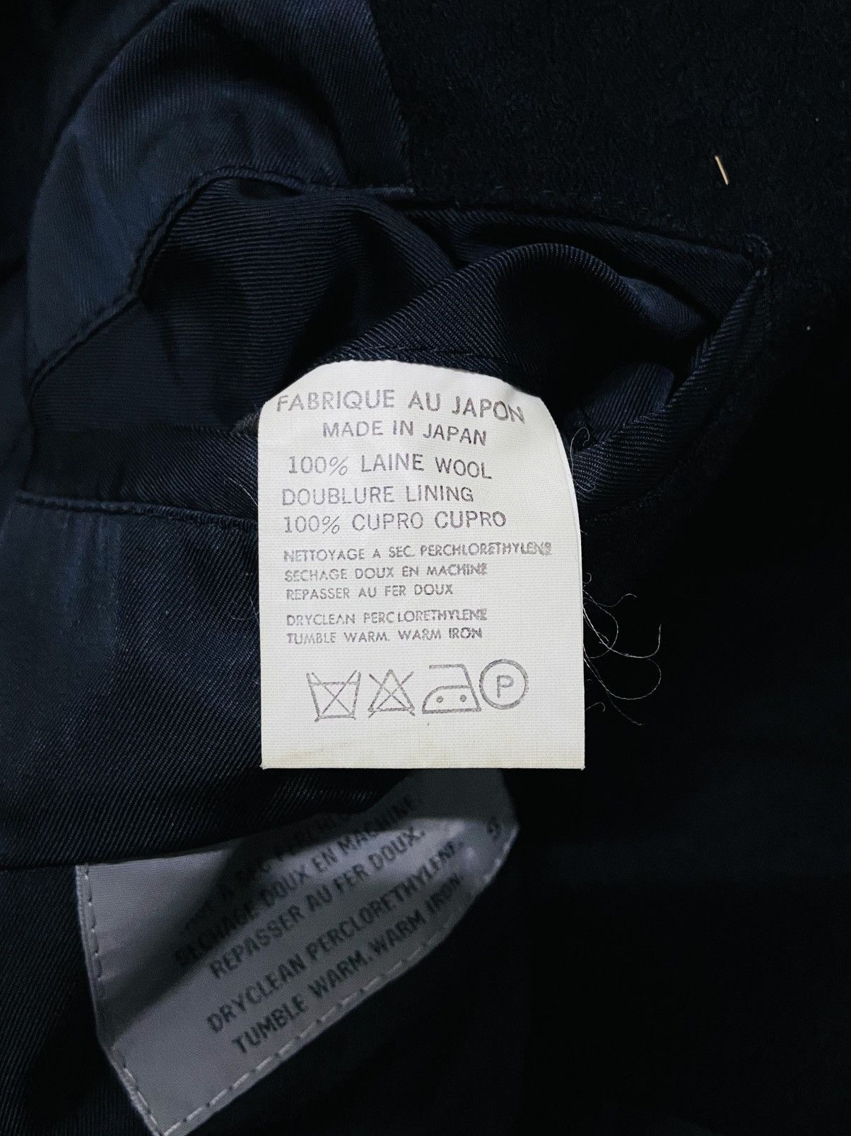 Japanese Brand × Yohji Yamamoto YOHJI YAMAMOTO POUR HOMME BLAZER Size 42S - 14 Thumbnail