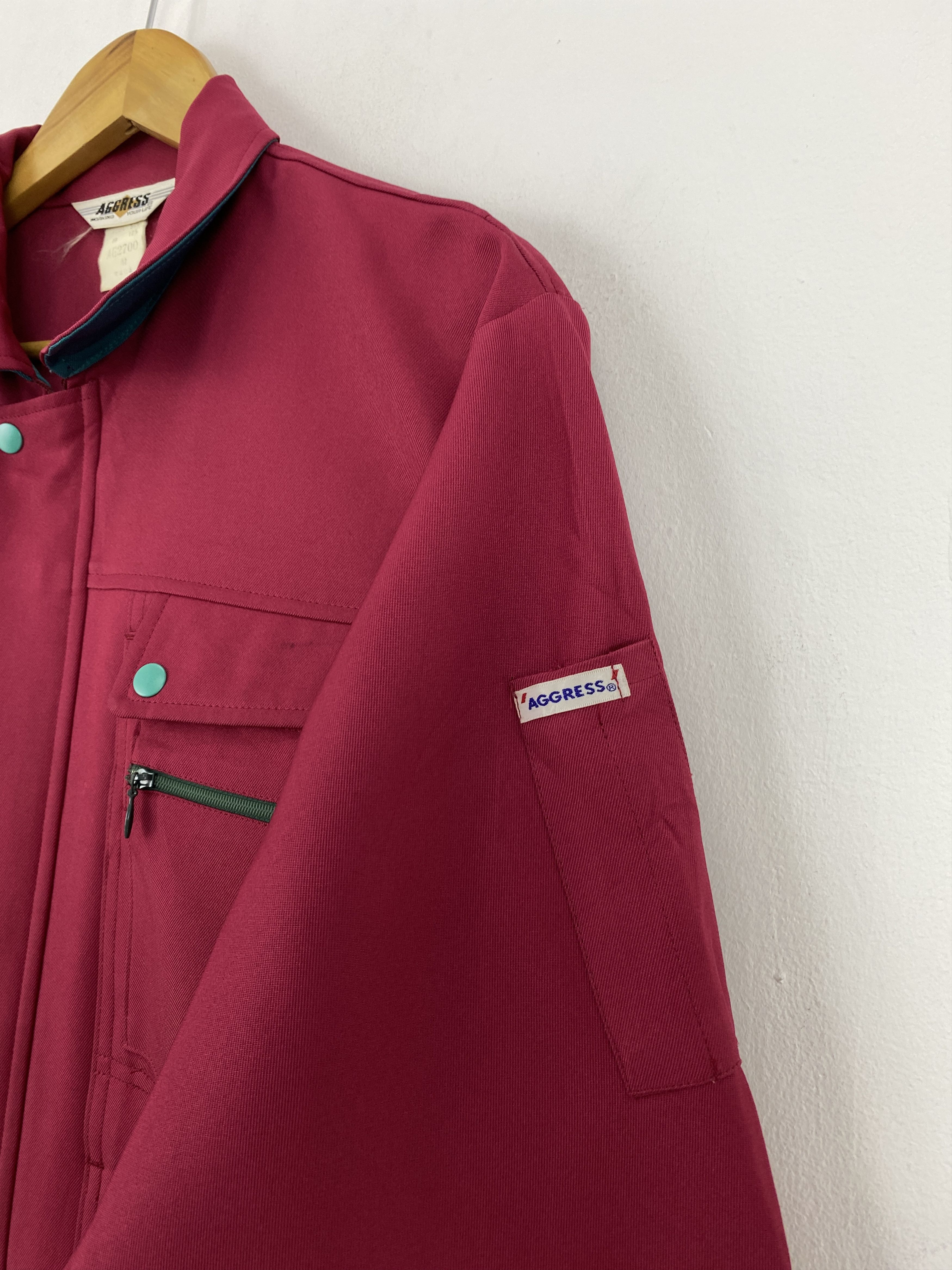 Japanese Brand Vintage Japanese Brand Zipper Up Workers Jacket J1766 Size US L / EU 52-54 / 3 - 7 Thumbnail