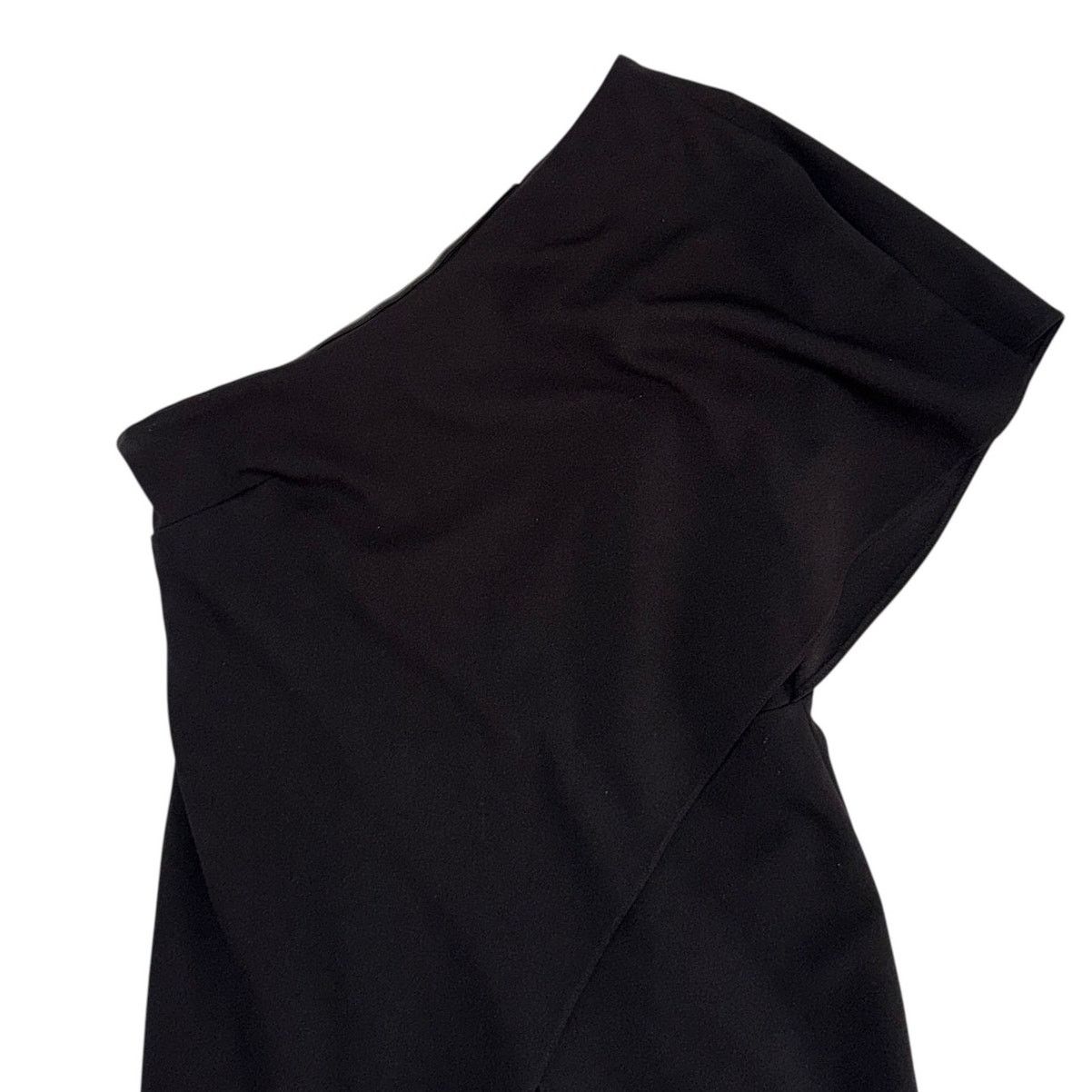 Adrianna Papell Adrianna Papell Black One Shoulder Flowy Jumpsuit Size 4 Size 27" / US 4 / IT 40 - 8 Thumbnail