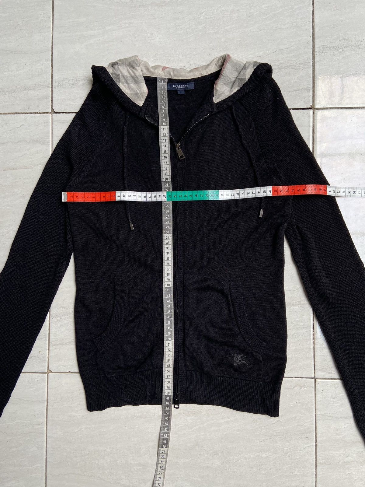 Burberry BURBERRY Black Knit Jacket Size US XS / EU 42 / 0 - 2 Thumbnail