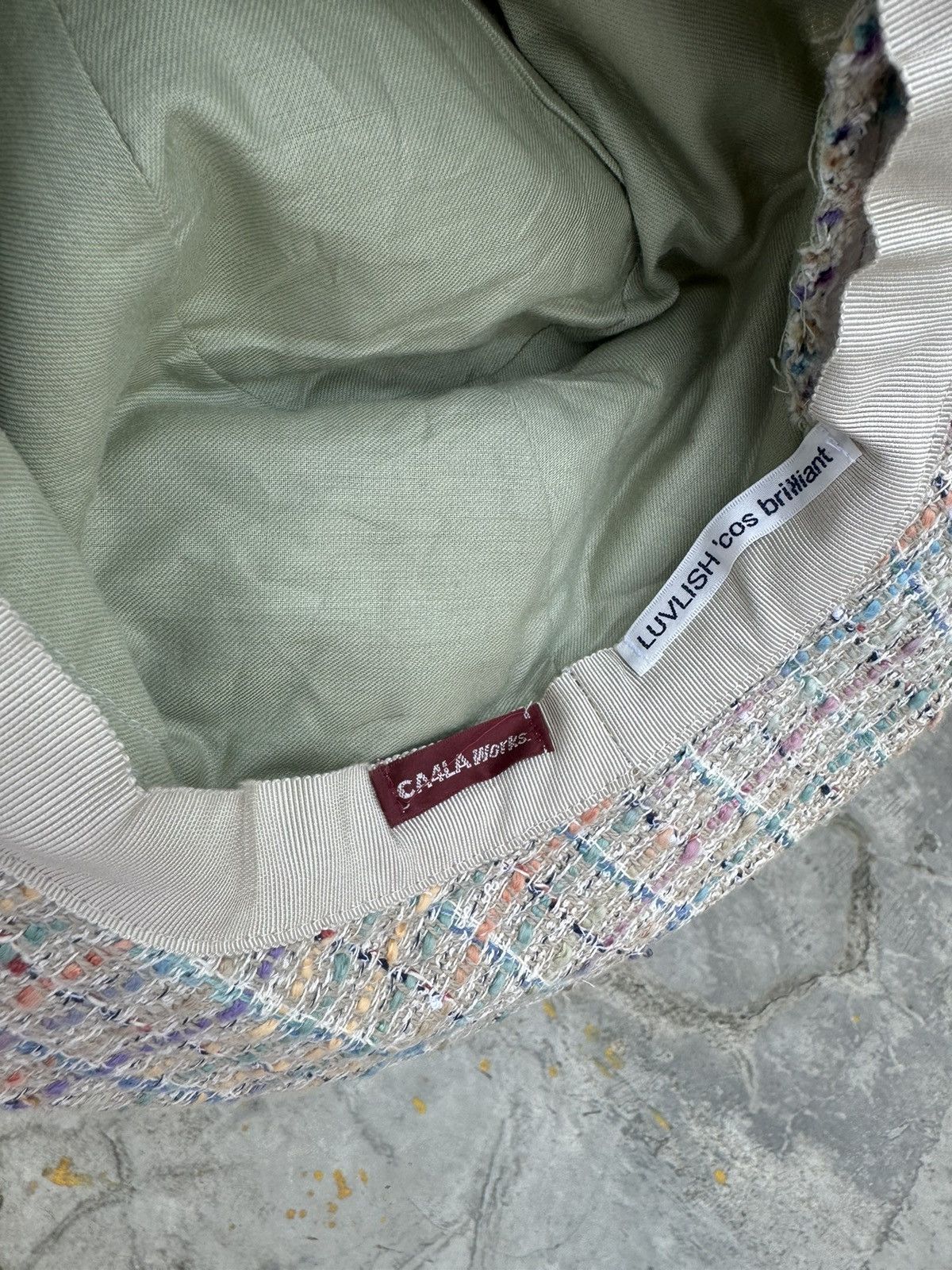 CA4LA × Japanese Brand Ca4la Tweed Bucket hat Size ONE SIZE - 5 Thumbnail