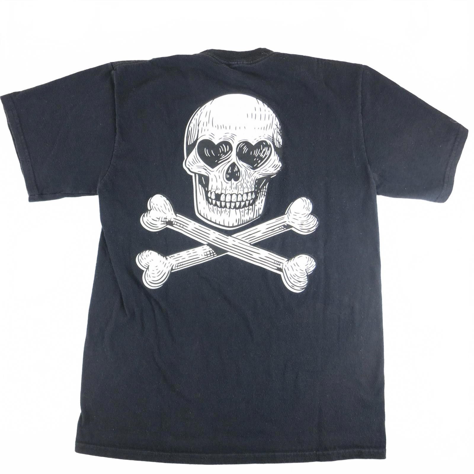 Champion Chomp Black Graphic Skull and Crossbones T-Shirt Medium Size US M / EU 48-50 / 2 - 4 Thumbnail