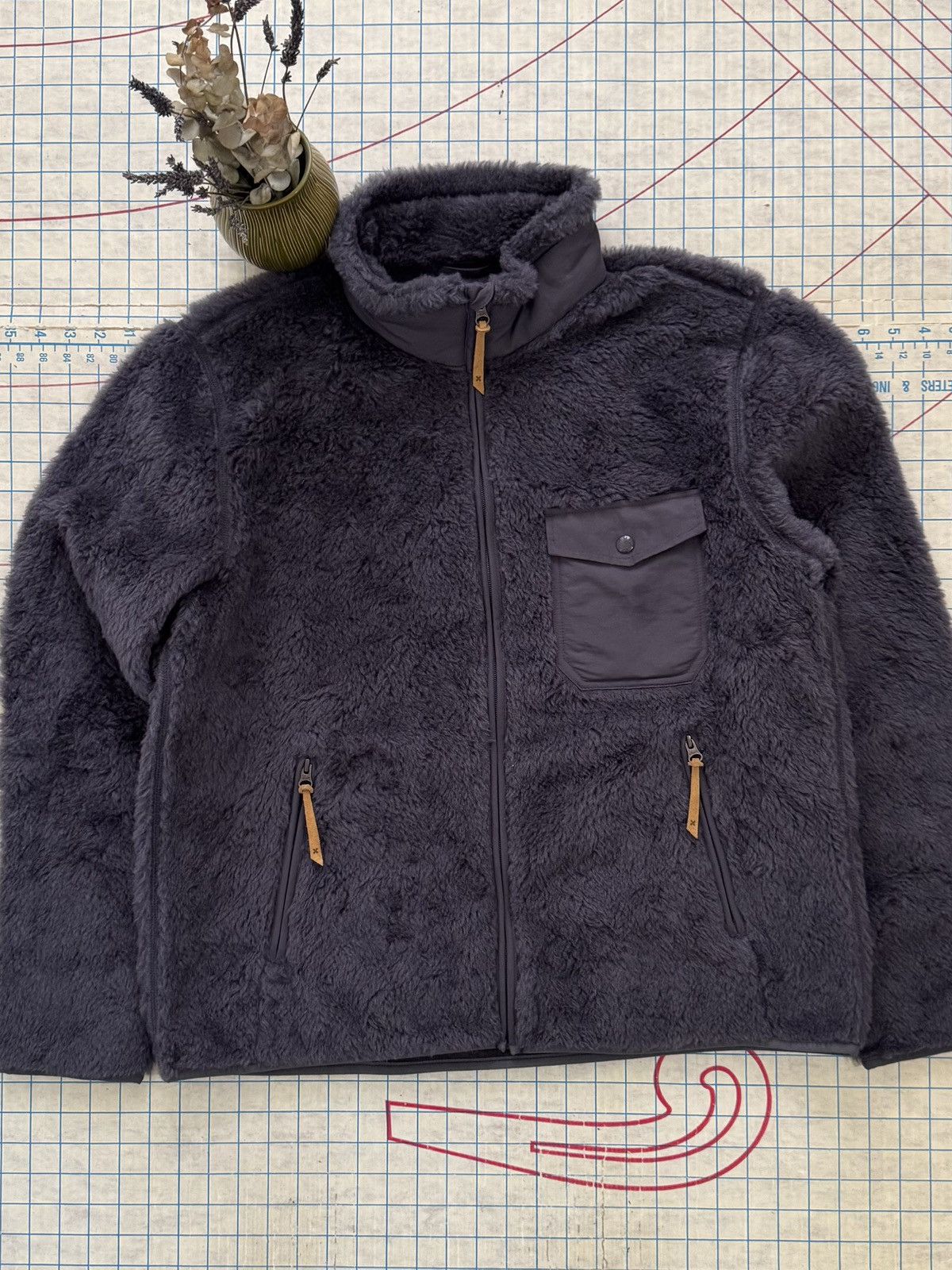 Best Made Co. Best Made Co. Wool Sherpa Fleece Full Zip Jacket XL Mens Size US XL / EU 56 / 4 - 5 Thumbnail