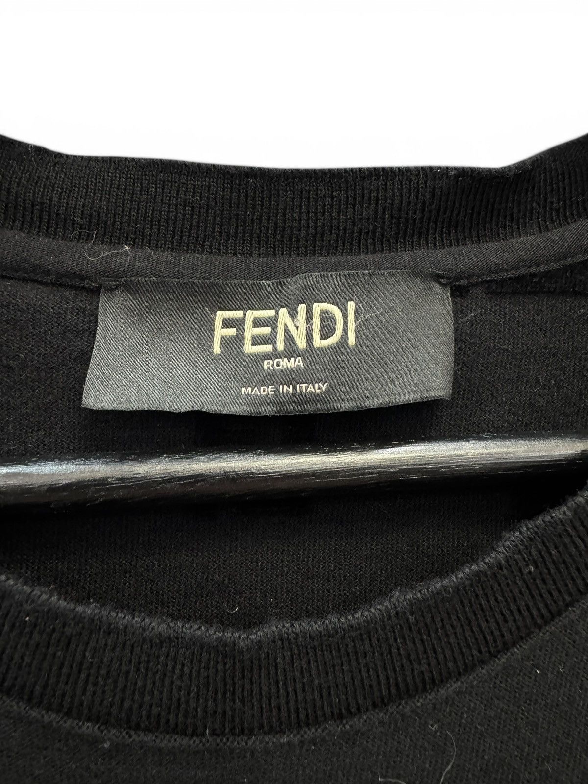 Fendi Fendi FF Logo Black Shirt Size US L / EU 52-54 / 3 - 3 Thumbnail