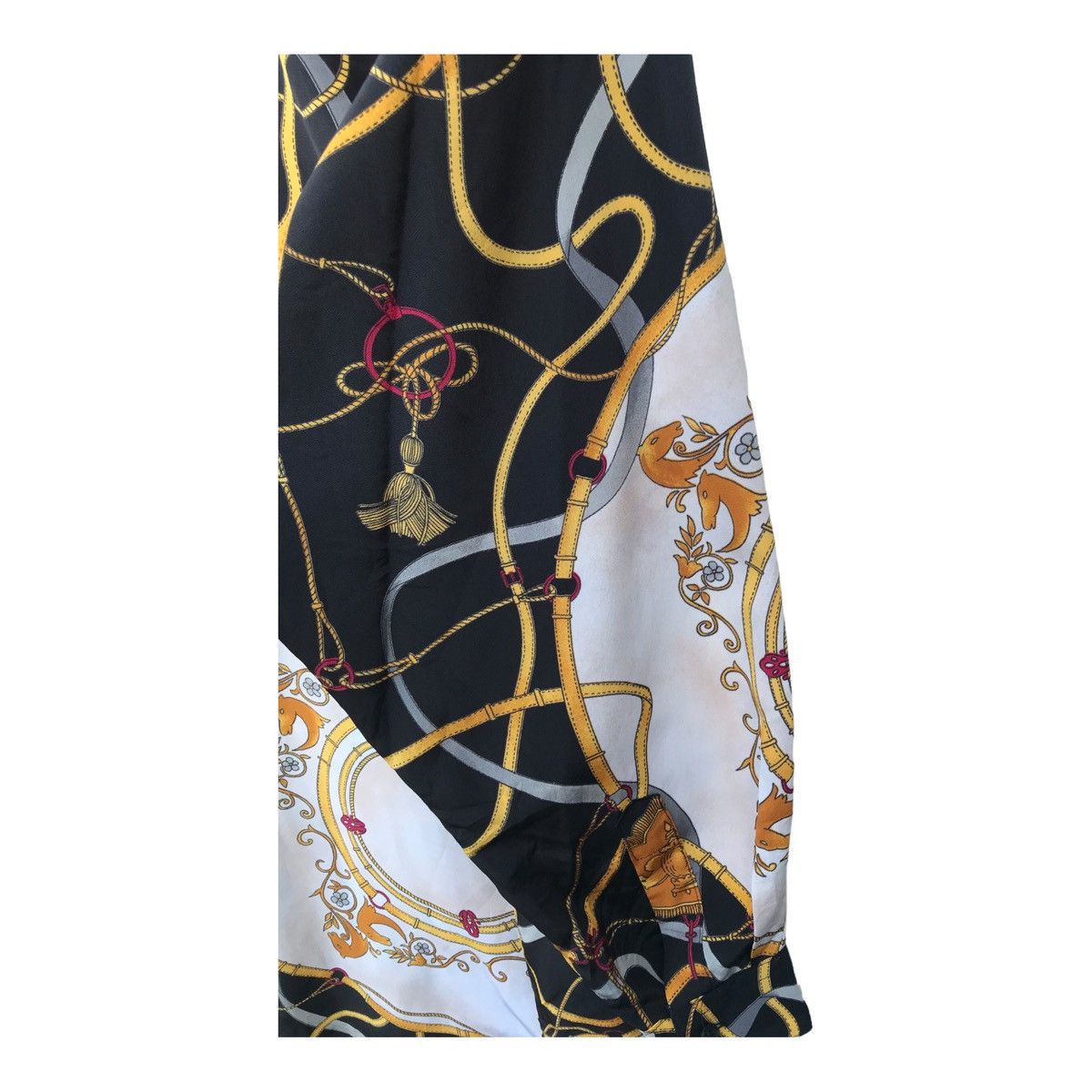 Designer Vintage Voix d Homme Chain Print Baroque Pop Art Button Down Size US L / EU 52-54 / 3 - 15 Thumbnail