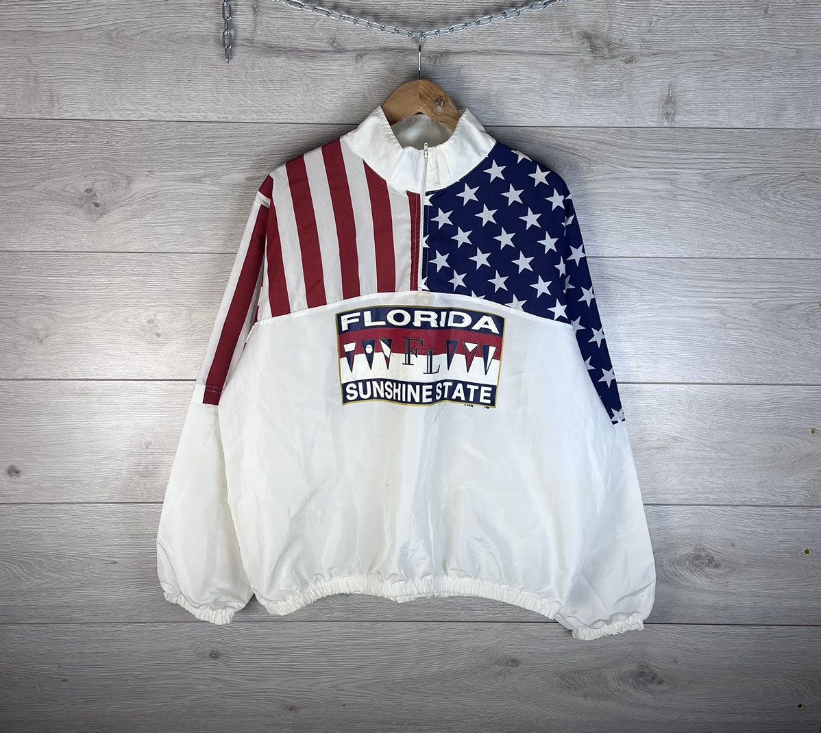 Polo Ralph Lauren Men's Vintage Anorak Florida 🇺🇸 Made in USA size L y2k Size US L / EU 52-54 / 3 - 1 Thumbnail
