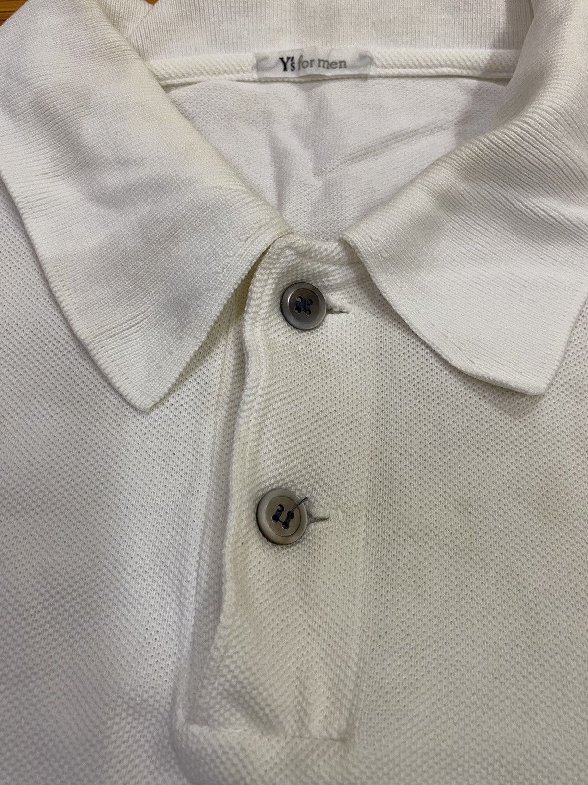 Y's for Men × Yohji Yamamoto Yohji Yamamoto Ys For Men Polo Tee Size US L / EU 52-54 / 3 - 3 Thumbnail