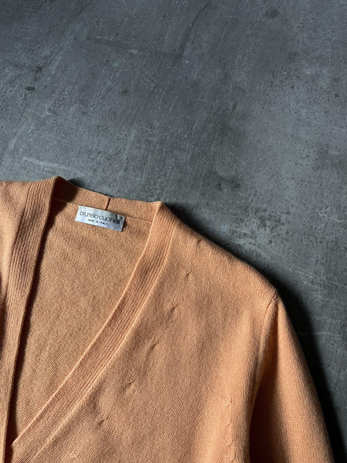 Brunello Cucinelli Vintage Brunello Cucinelli cardigan orange Size US S / EU 44-46 / 1 - 4 Thumbnail