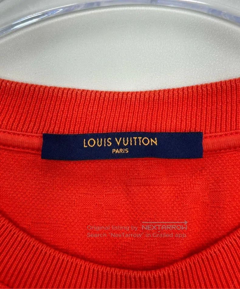 Louis Vuitton Louis Vuitton Orange dark print full logo pocket short sle Size US M / EU 48-50 / 2 - 3 Thumbnail