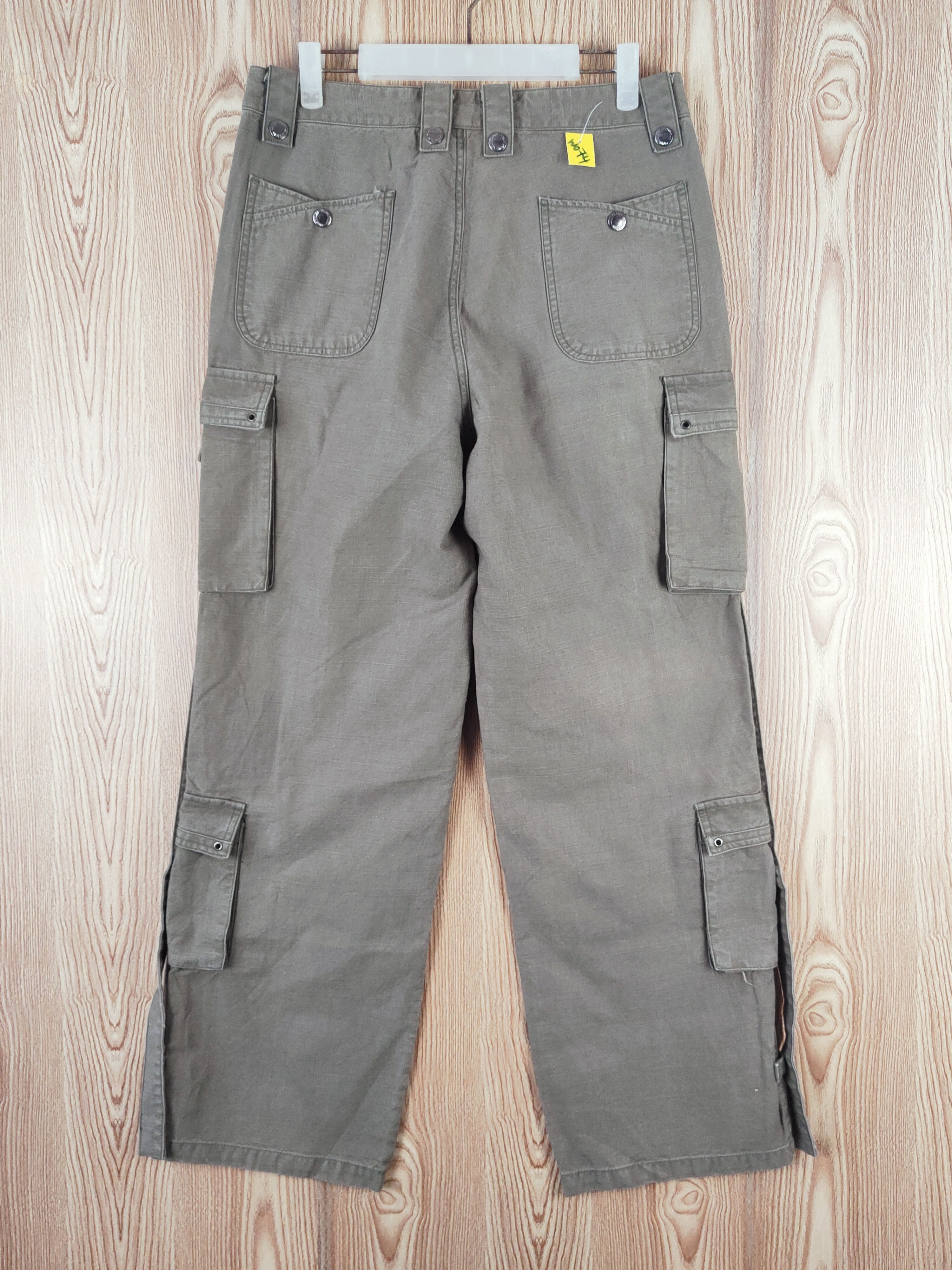 Japanese Brand Countdown Olive utility punk Multipocket Cargo Pants #W074 Size US 31 - 7 Thumbnail