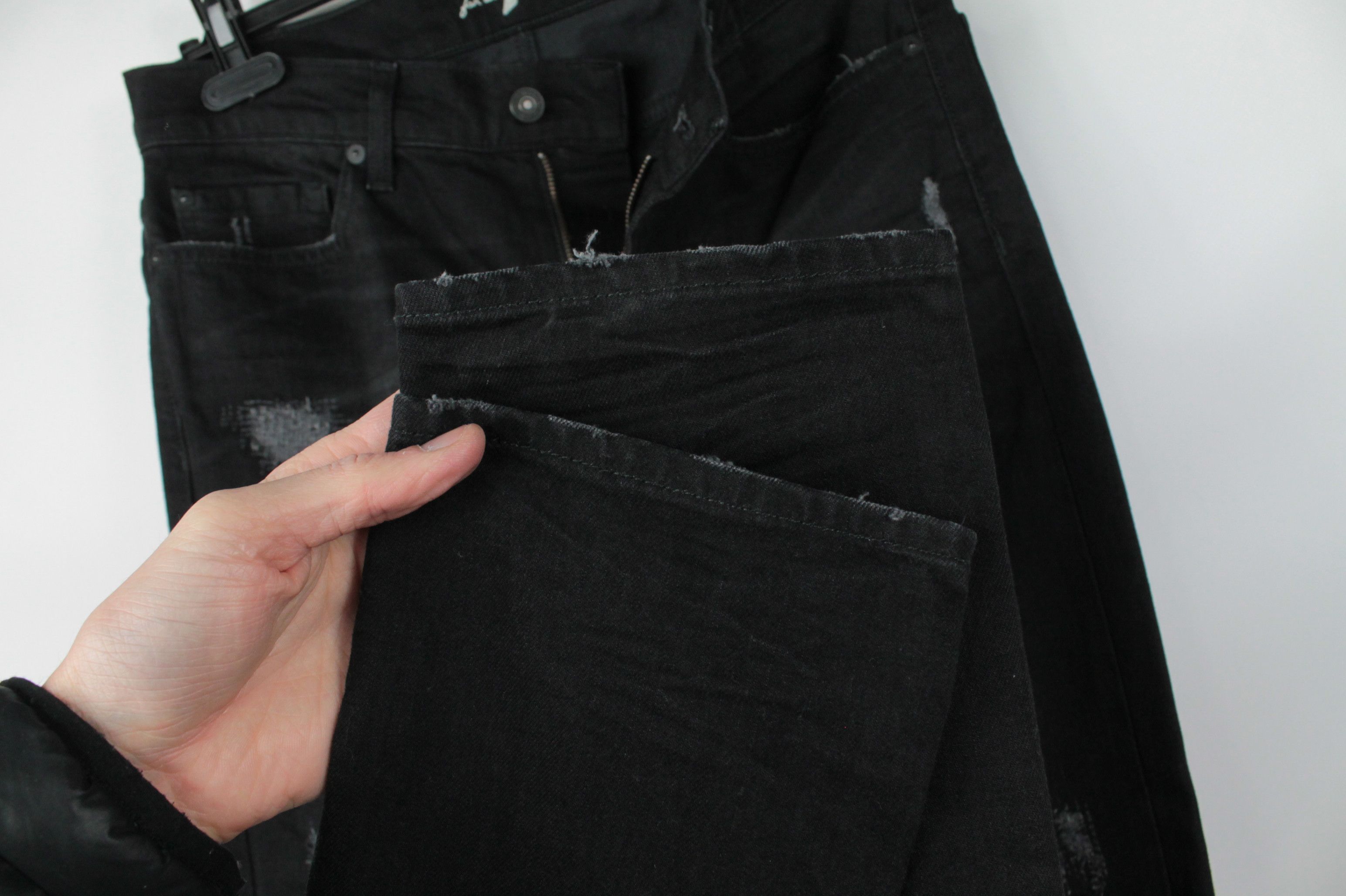 7 For All Mankind 7 For All Mankind Rodez Distressed Ronnie The Skinny Jeans Size US 31 - 7 Thumbnail