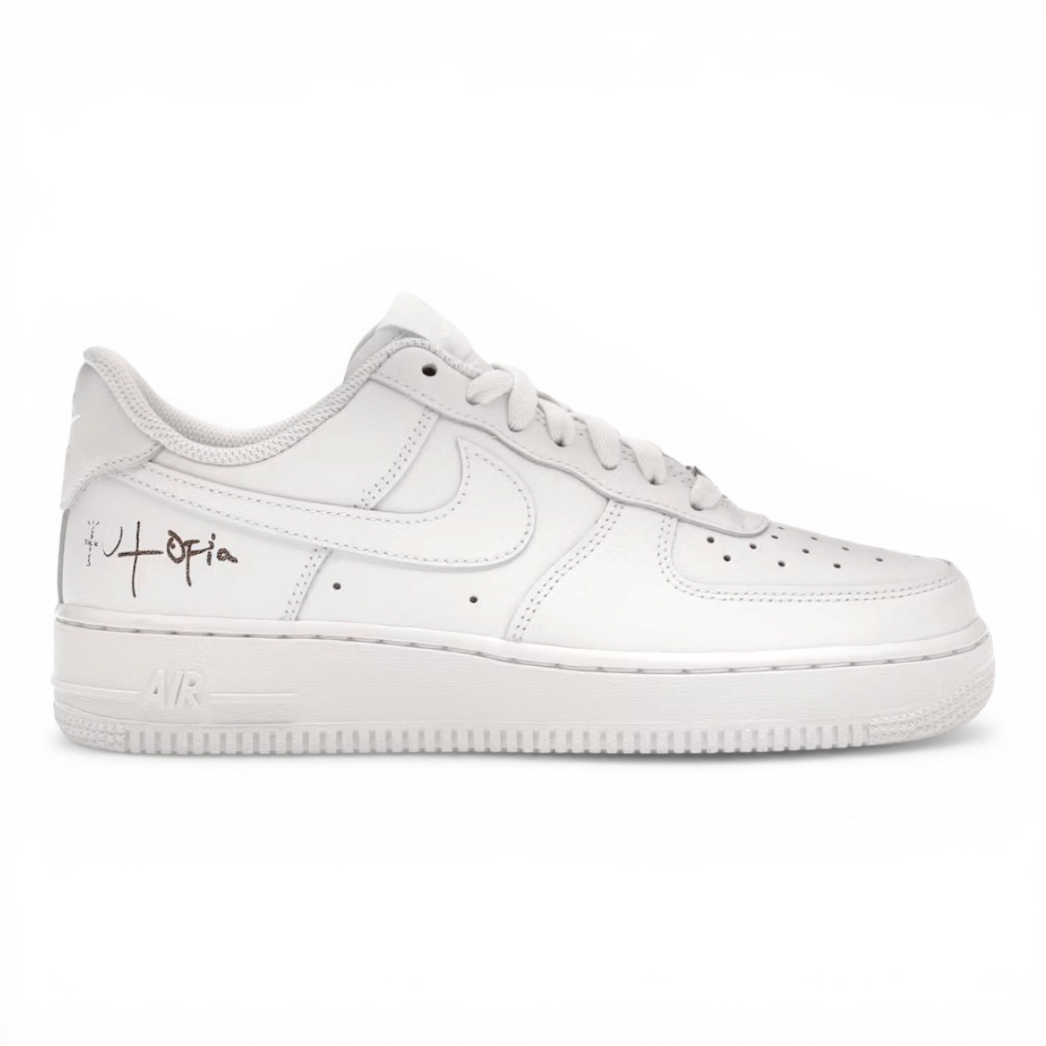 Nike Air Force 1 Low '07 White (Travis Scott Cactus Jack Utopia Size US 9.5 / IT 39.5 - 1 Thumbnail