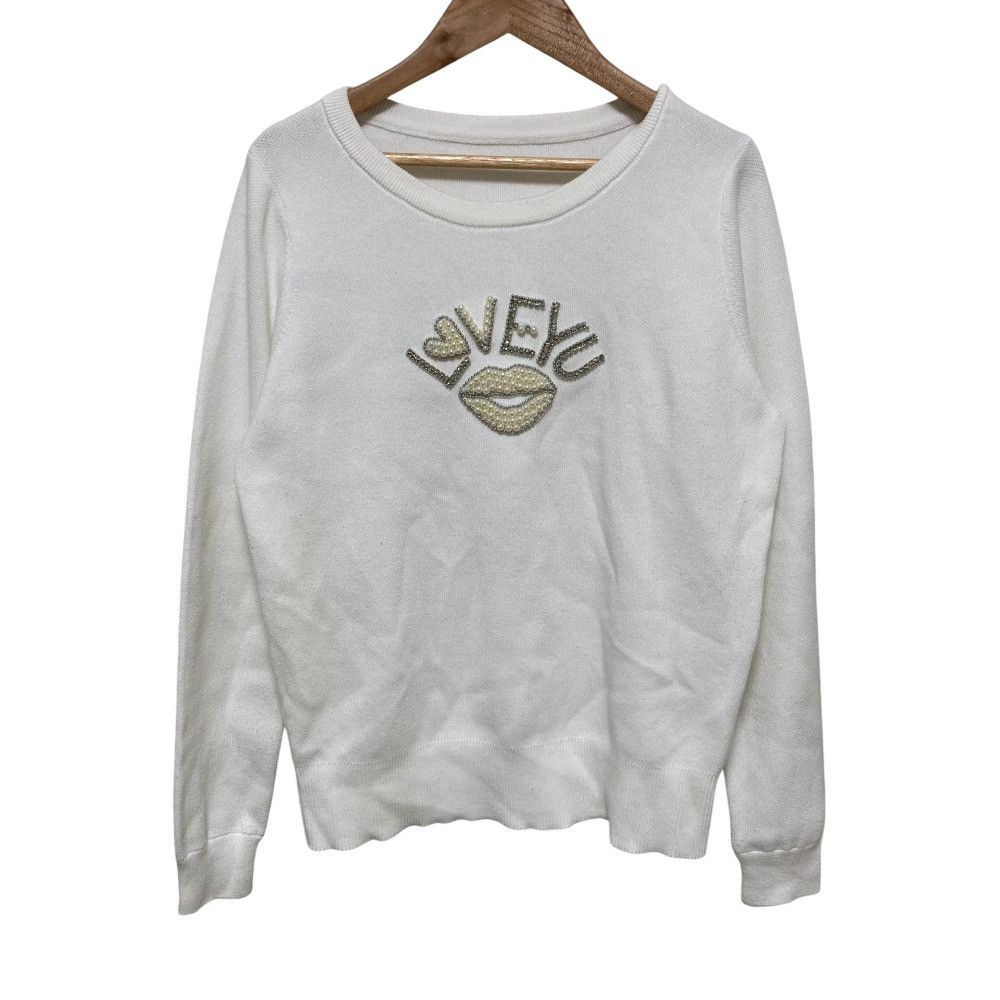 Other Other Grace Class Lip Motif Knit Top Others Tops 0222143077 DUTY FREE for USA Size ONE SIZE - 1 Thumbnail