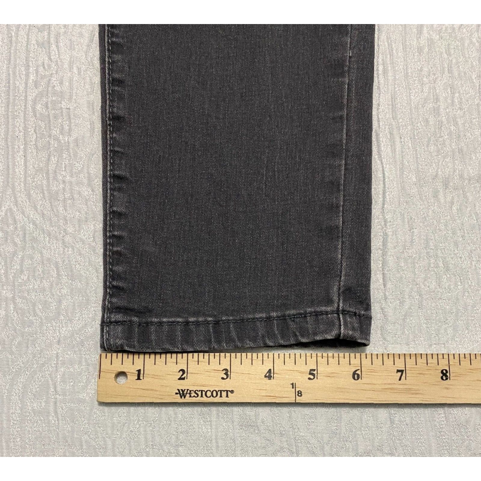 Vintage ROMWE Jeans Distressed Tiger Embroidered Mens Size 30 Gray Skinny Whiskers Size US 30 / EU 46 - 7 Thumbnail