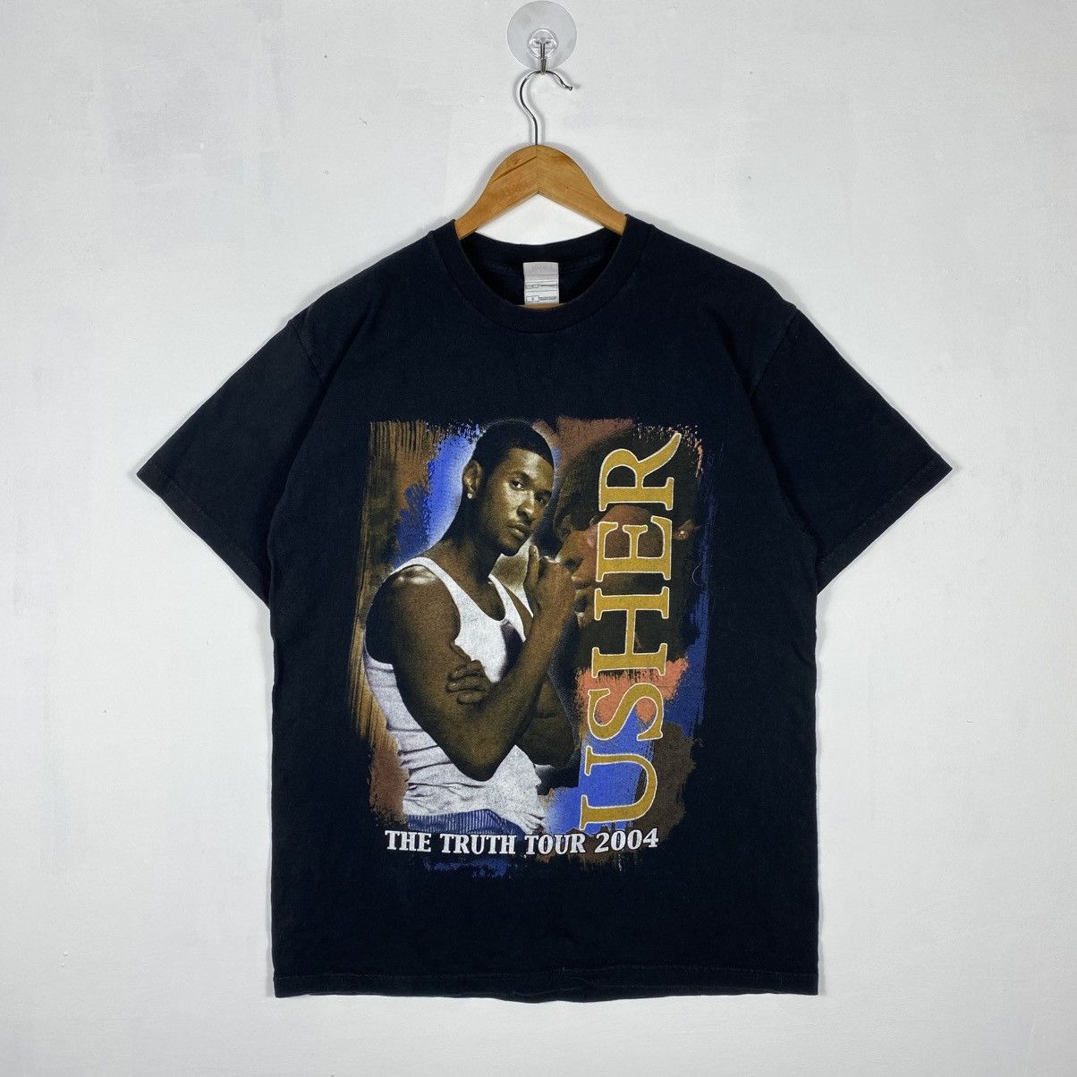 Rap Tees × Vintage Vintage USHER The Truth Tour 2004 Rap Tee Kanye West Size US L / EU 52-54 / 3 - 2 Thumbnail
