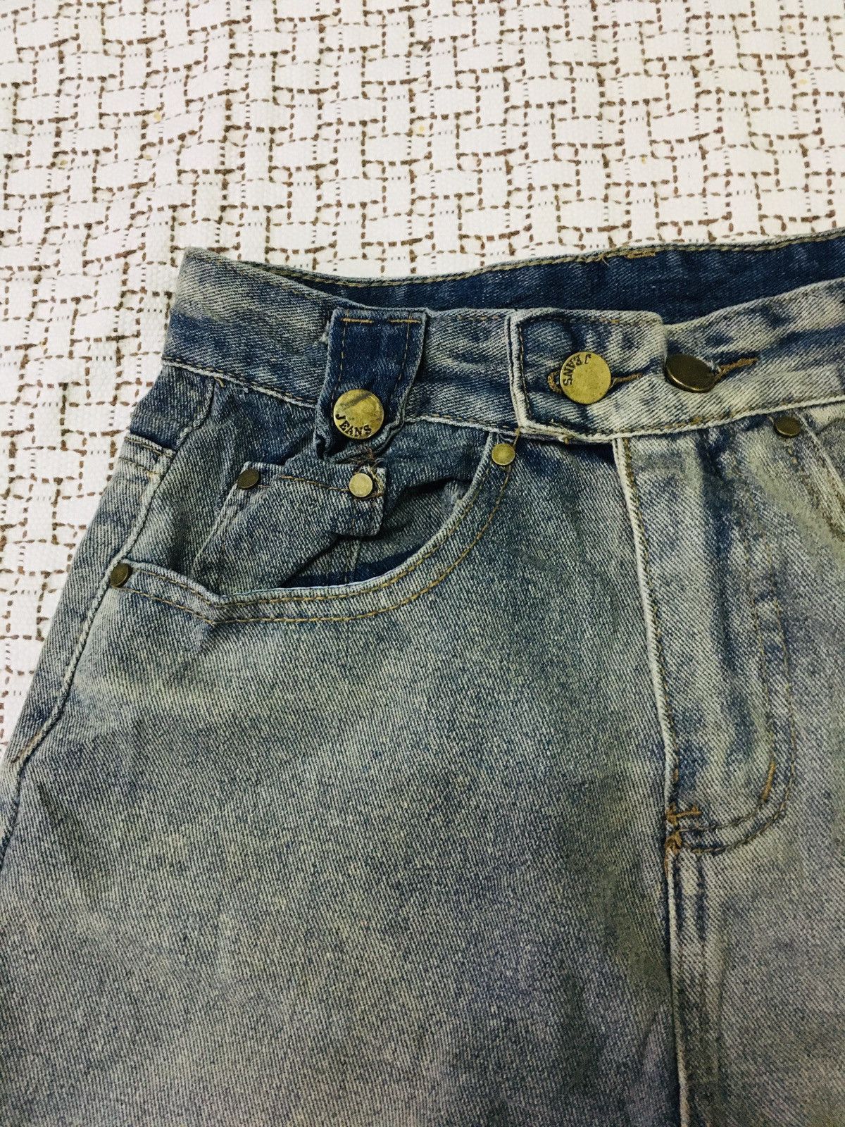 Japanese Brand Unbranded Distressed Jeans (16) Size 26" / US 2 / IT 38 - 11 Thumbnail