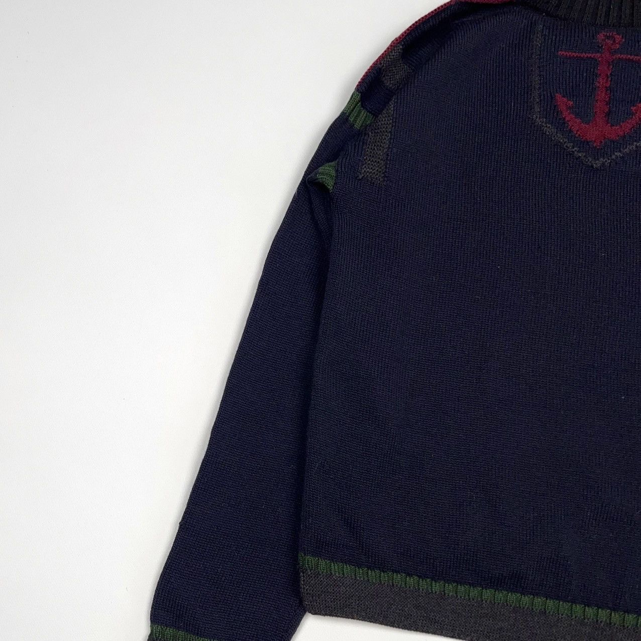 Jean Paul Gaultier Jean Paul Gaultier Vintage Knit Sweater Anchor Archive Size US XL / EU 56 / 4 - 8 Thumbnail