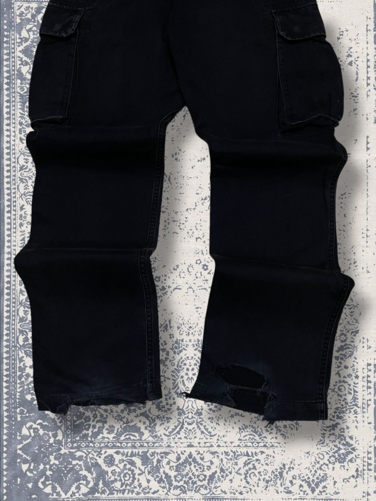 Designer × Polo Ralph Lauren × Vintage Vintage Designer Polo Raplh Laurent Distressed Cargo Pant Size US 29 - 11 Thumbnail
