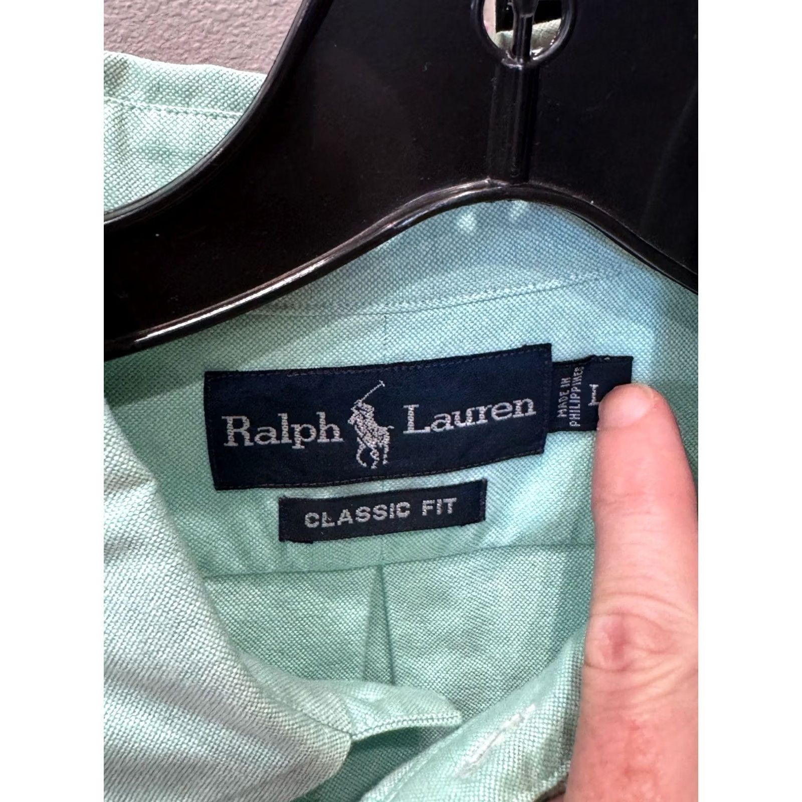 Polo Ralph Lauren Polo Ralph Lauren Sea Green Oxford Shirt LONG SLEEVE large L Multicolor Mens Shirts 1960s etc Size US L / EU 52-54 / 3 - 7 Thumbnail