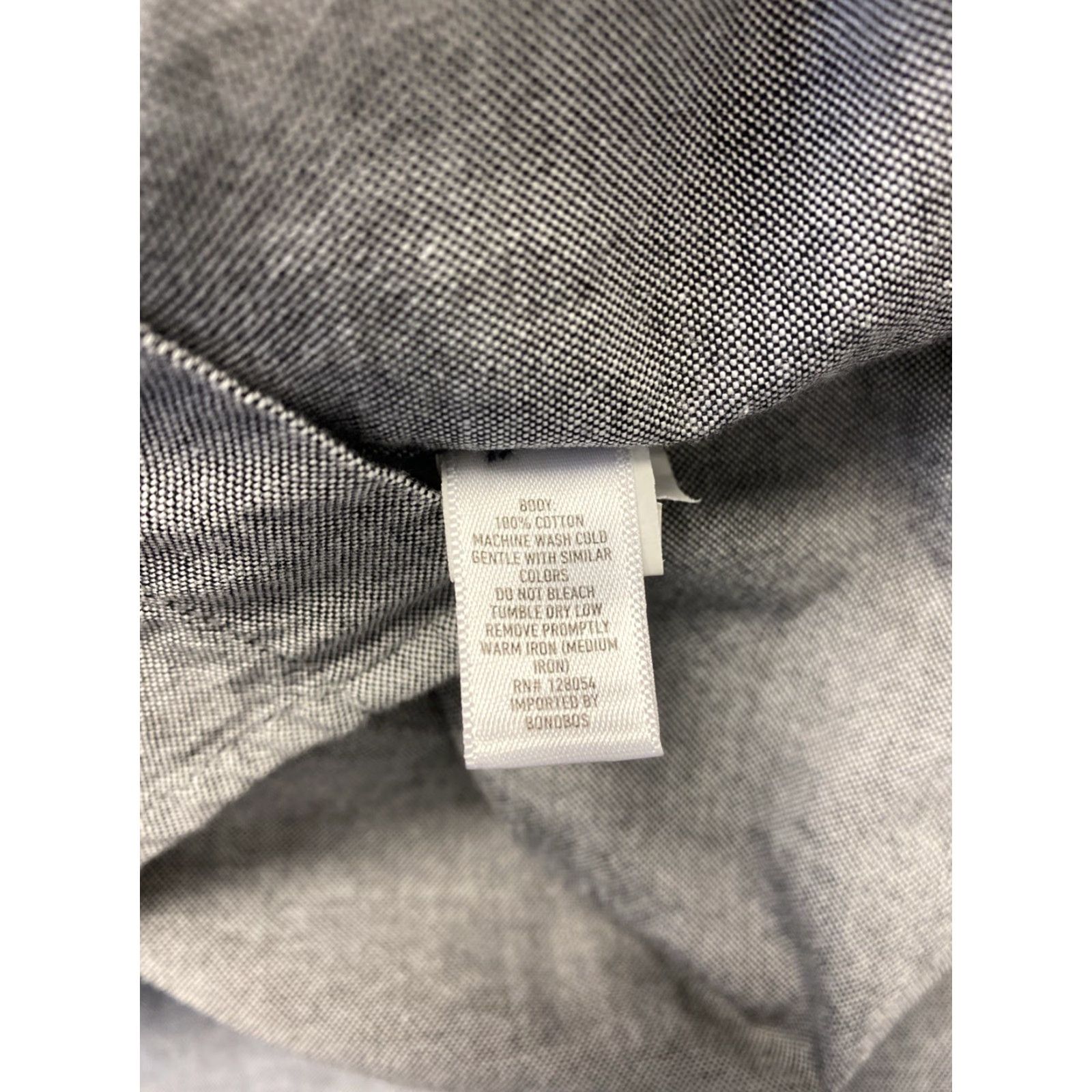 Bonobos VINTAGE Bonobos Men's Shirt Short Sleeve Slim Fit Cotton Gray Casual Summer Men Size US M / EU 48-50 / 2 - 8 Thumbnail