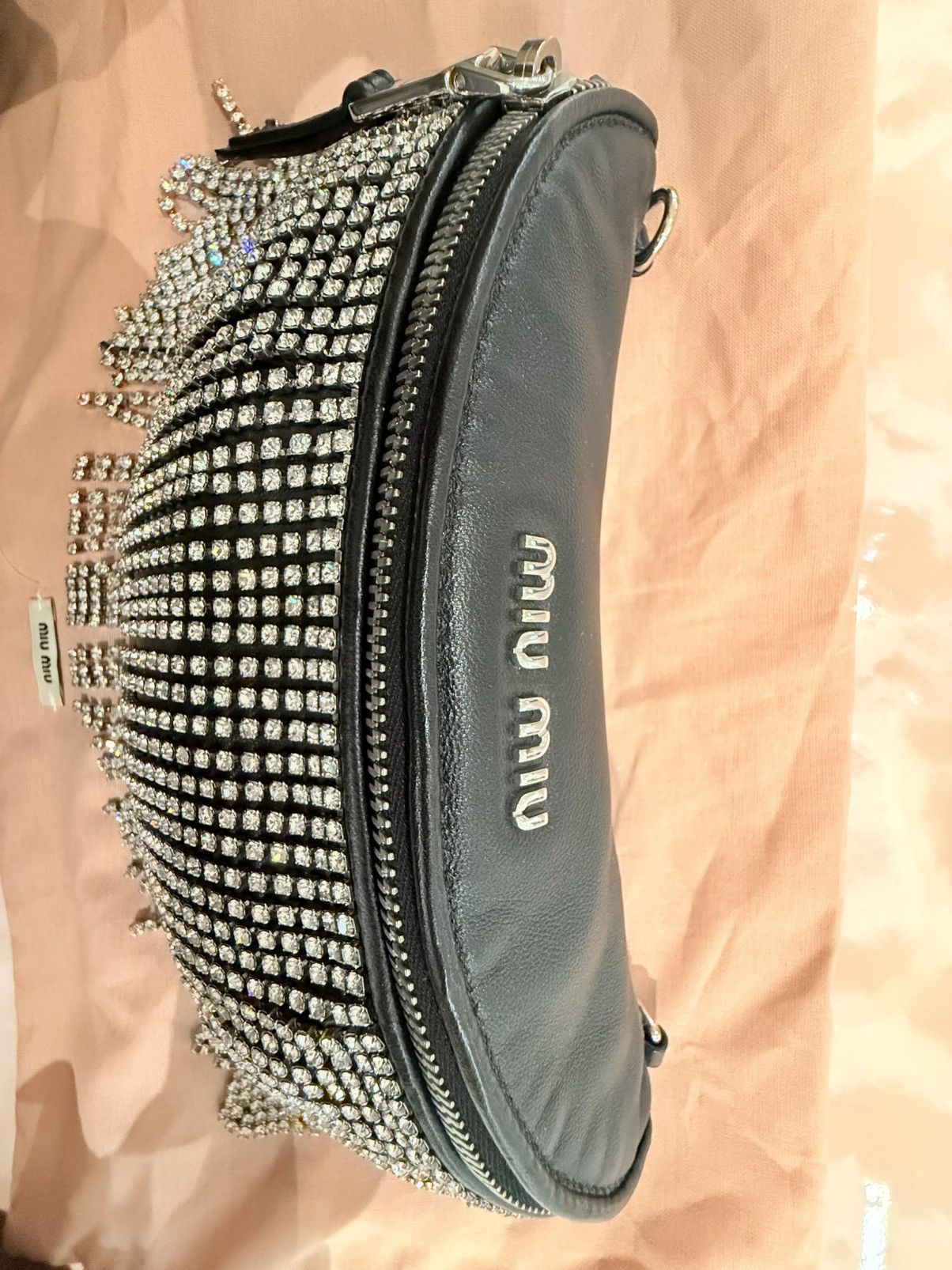 Miu Miu MIUMIU CRYSTAL FRINGE BAG Size ONE SIZE - 2 Thumbnail