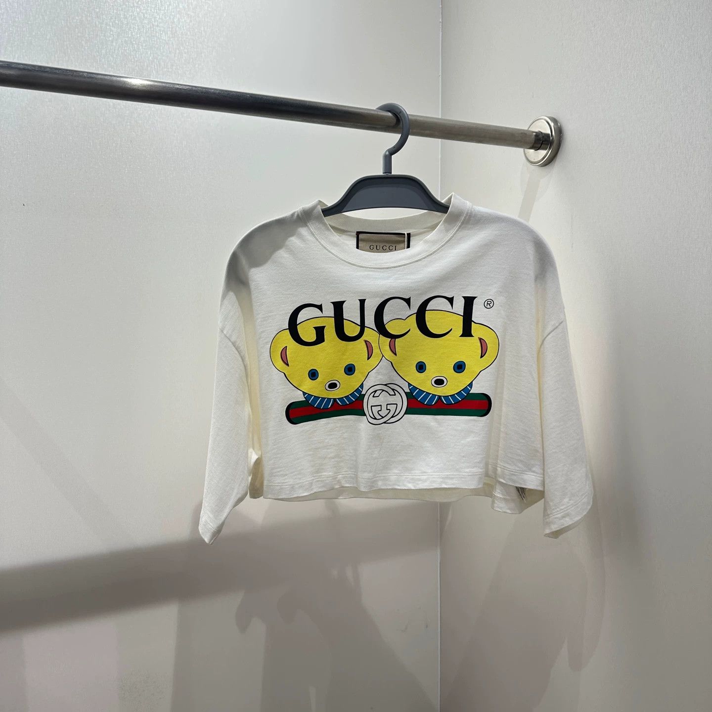 Gucci Gucci mar81 Bear Logo Short Sleeve Tee XS Size XS / US 0-2 / IT 36-38 - 1 Thumbnail