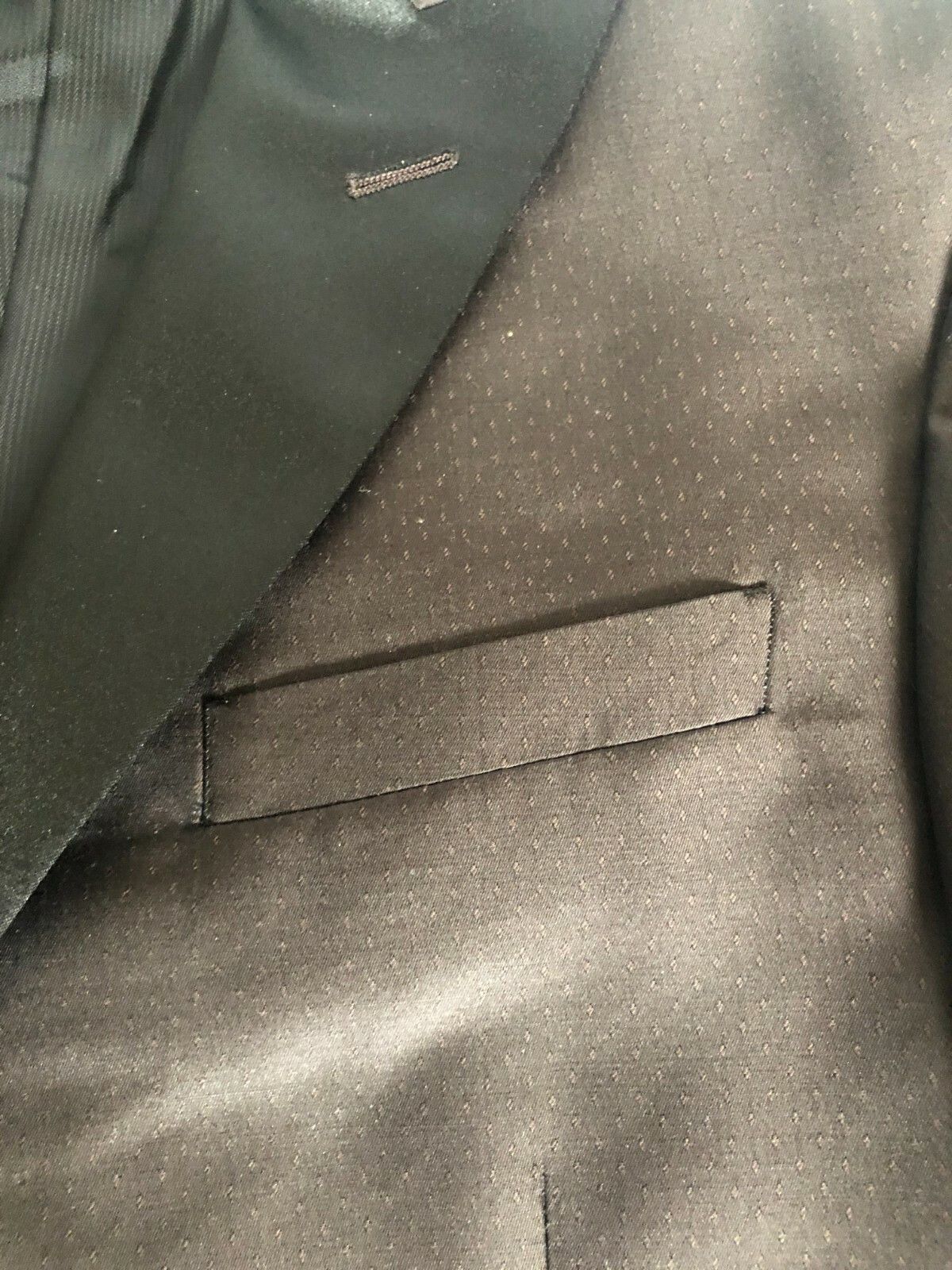 Corneliani Corneliani Brown Wool 73% Silk Tuxedo Suit Peak Lapel 50 EU Size 40R - 4 Thumbnail